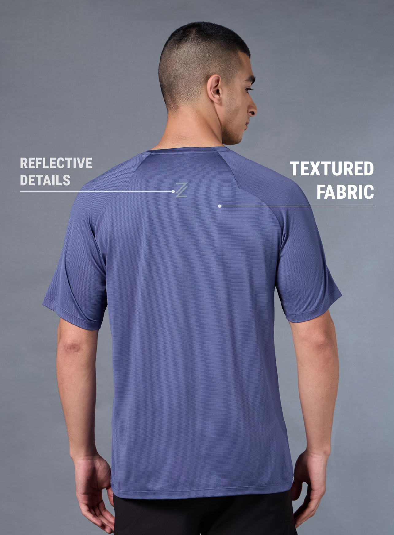 Men's Purple Run Forward T-shirt