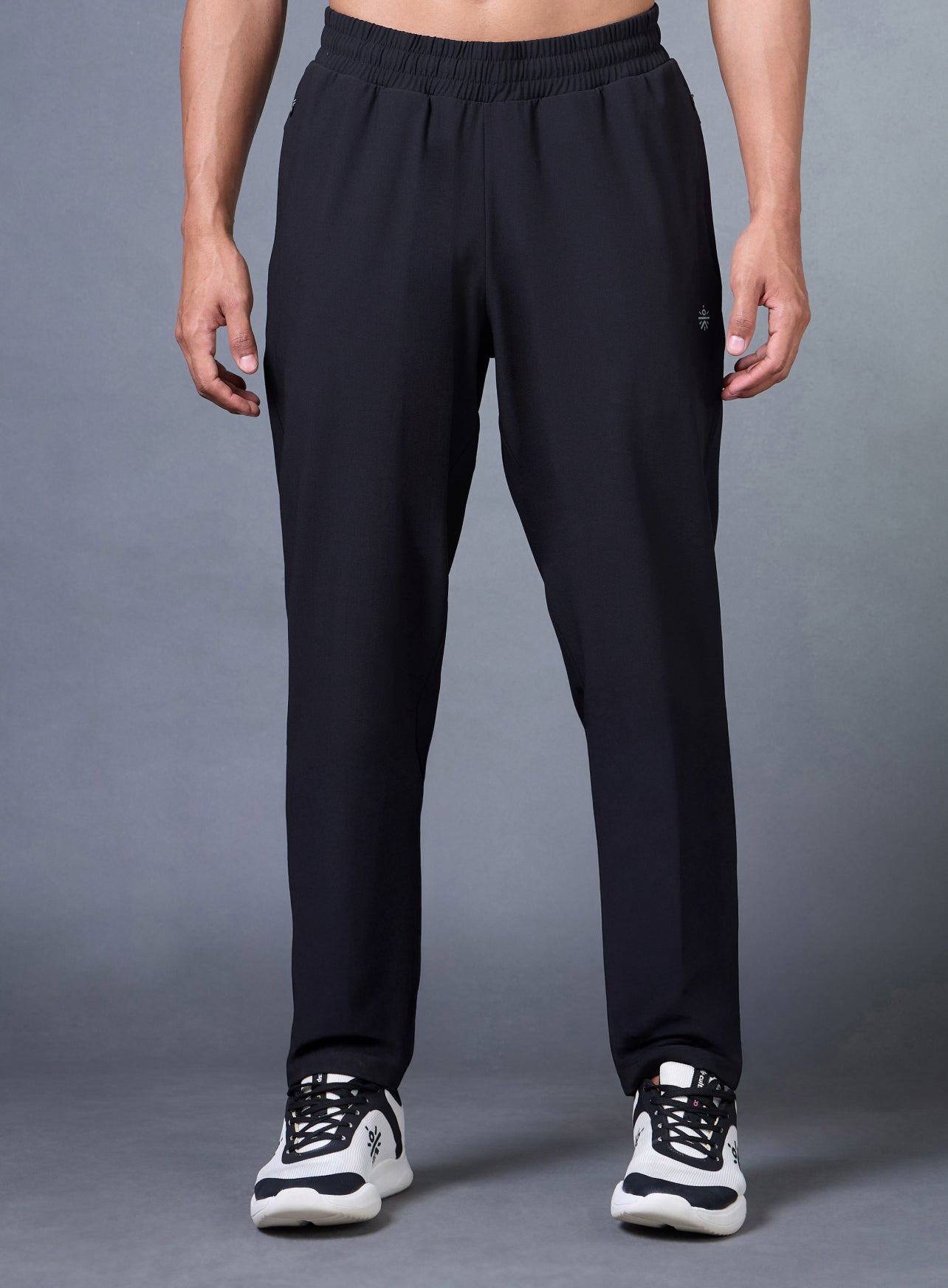Men's Black Impact Running Trackpants