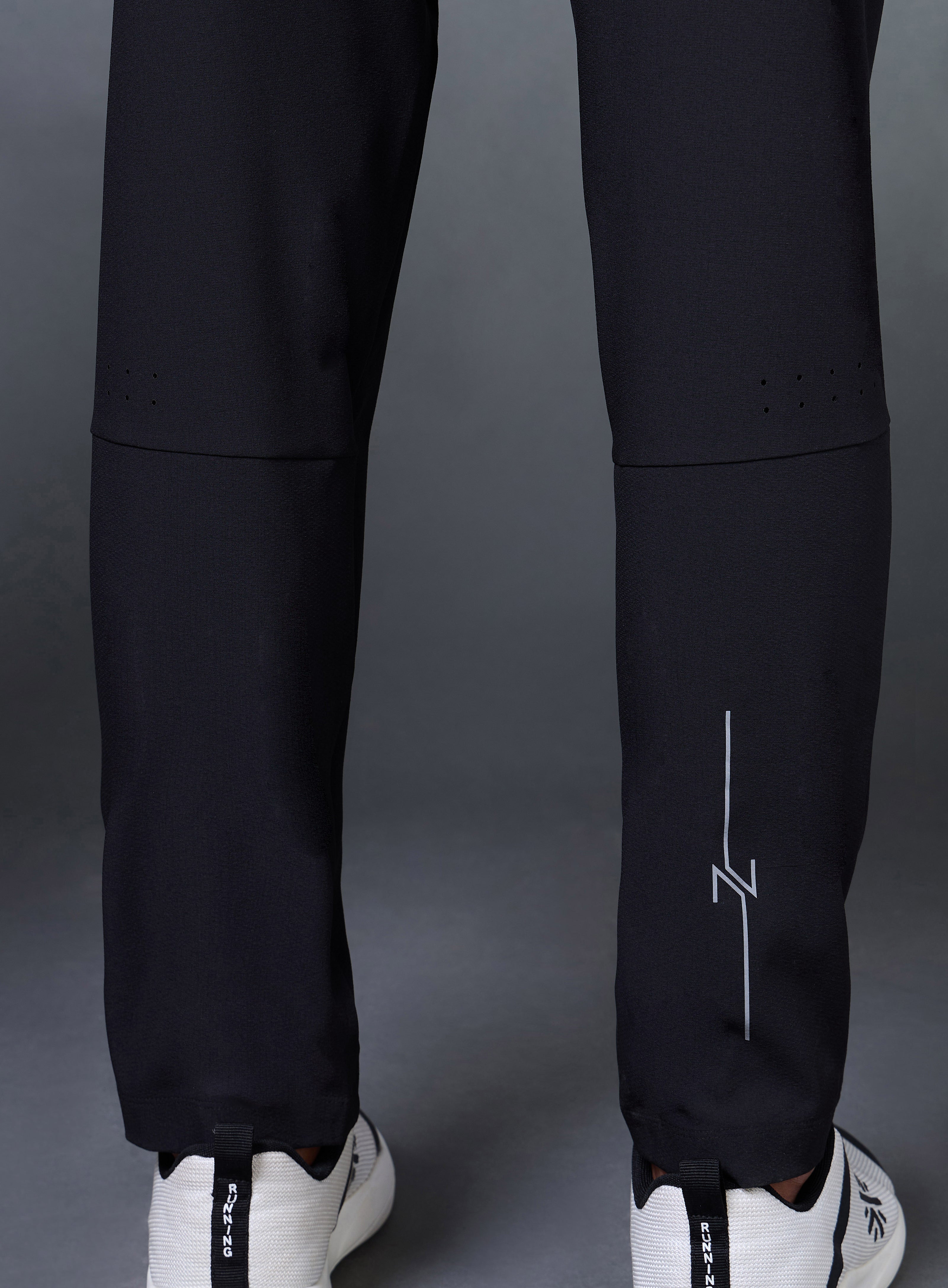 Men's Black Impact Running Trackpants