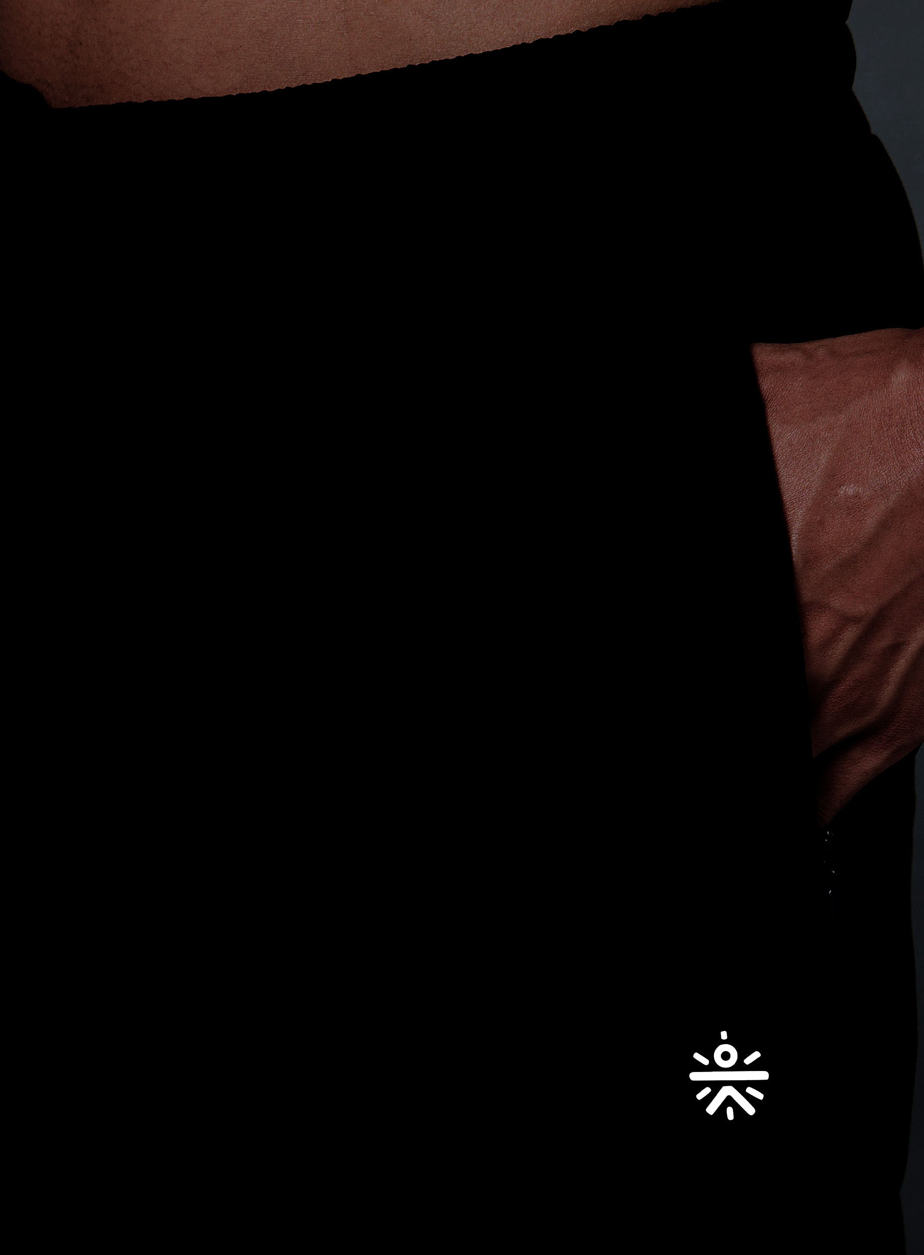 Men's Black Impact Running Trackpants