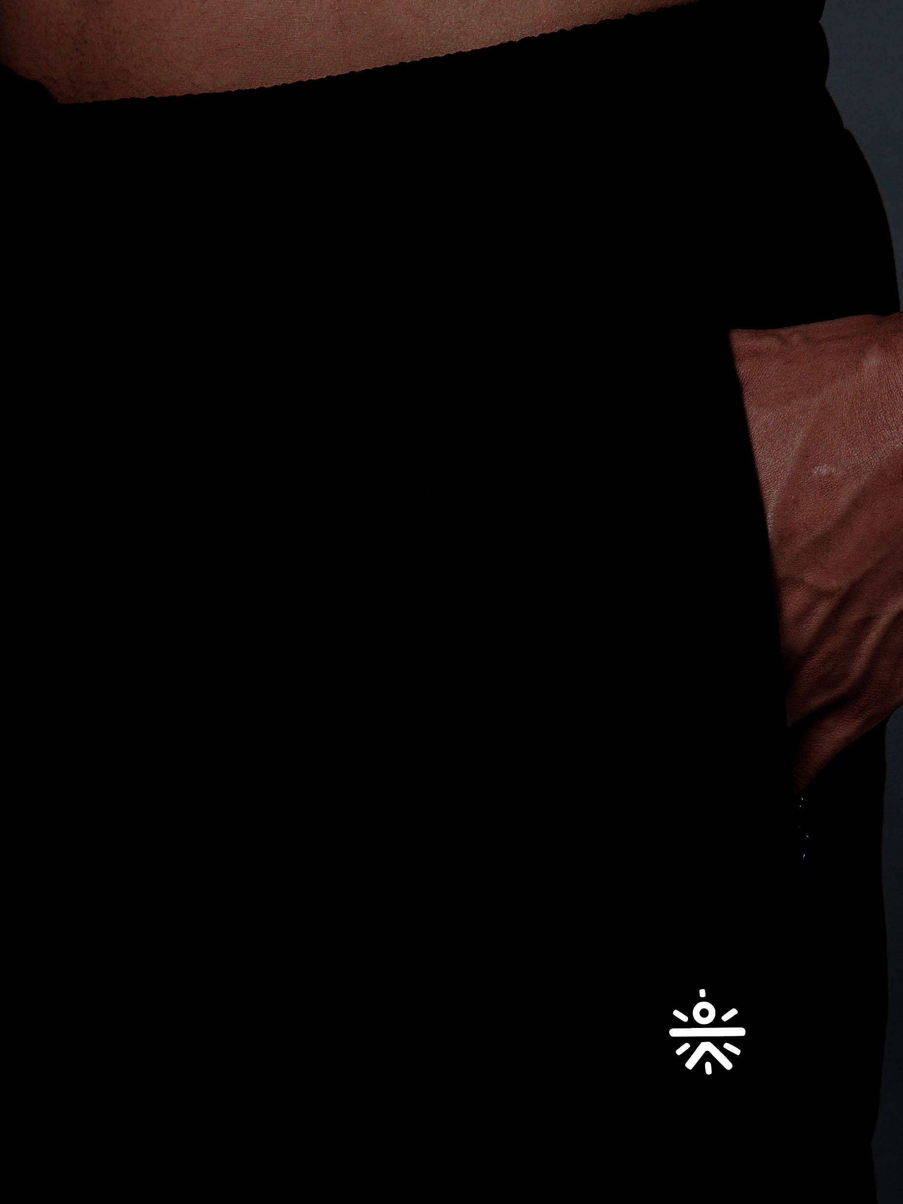 Men's Black Impact Running Trackpants