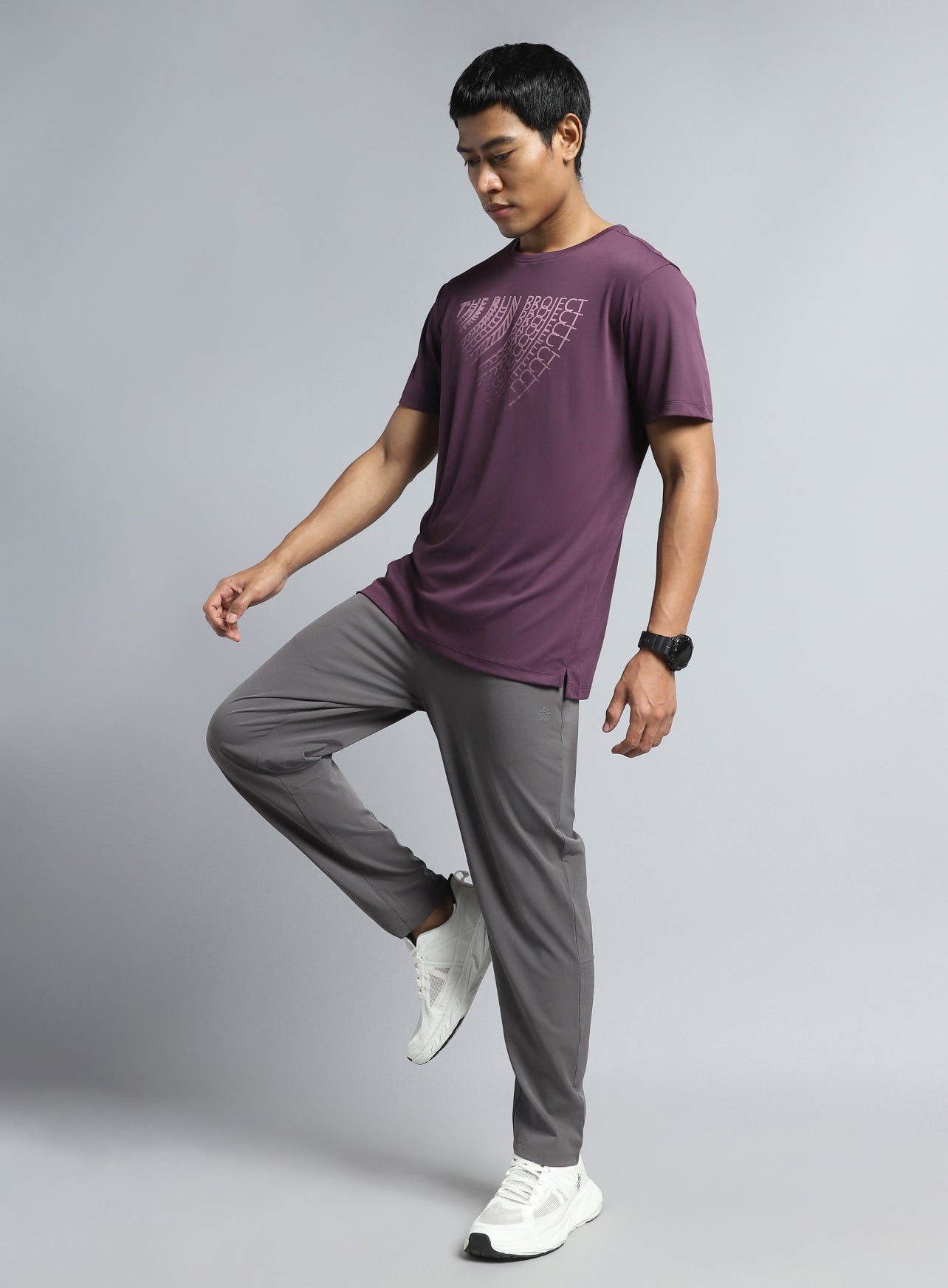 Men's Dark Grey Impact Running Trackpants
