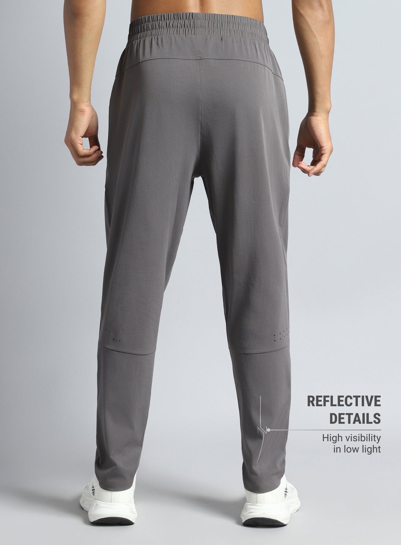Men's Dark Grey Impact Running Trackpants