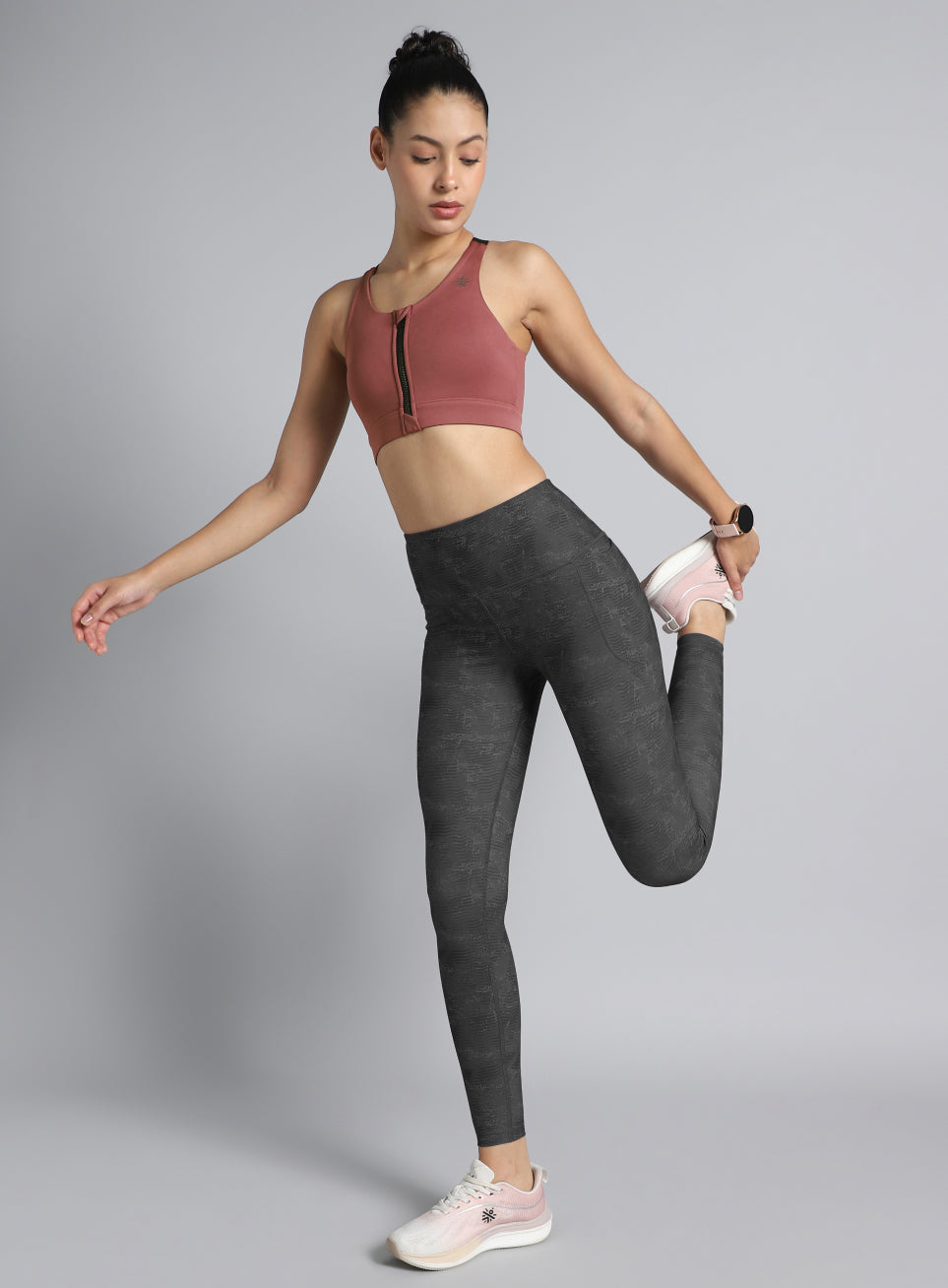 Women's Pink Training Sculpted High Support Bra