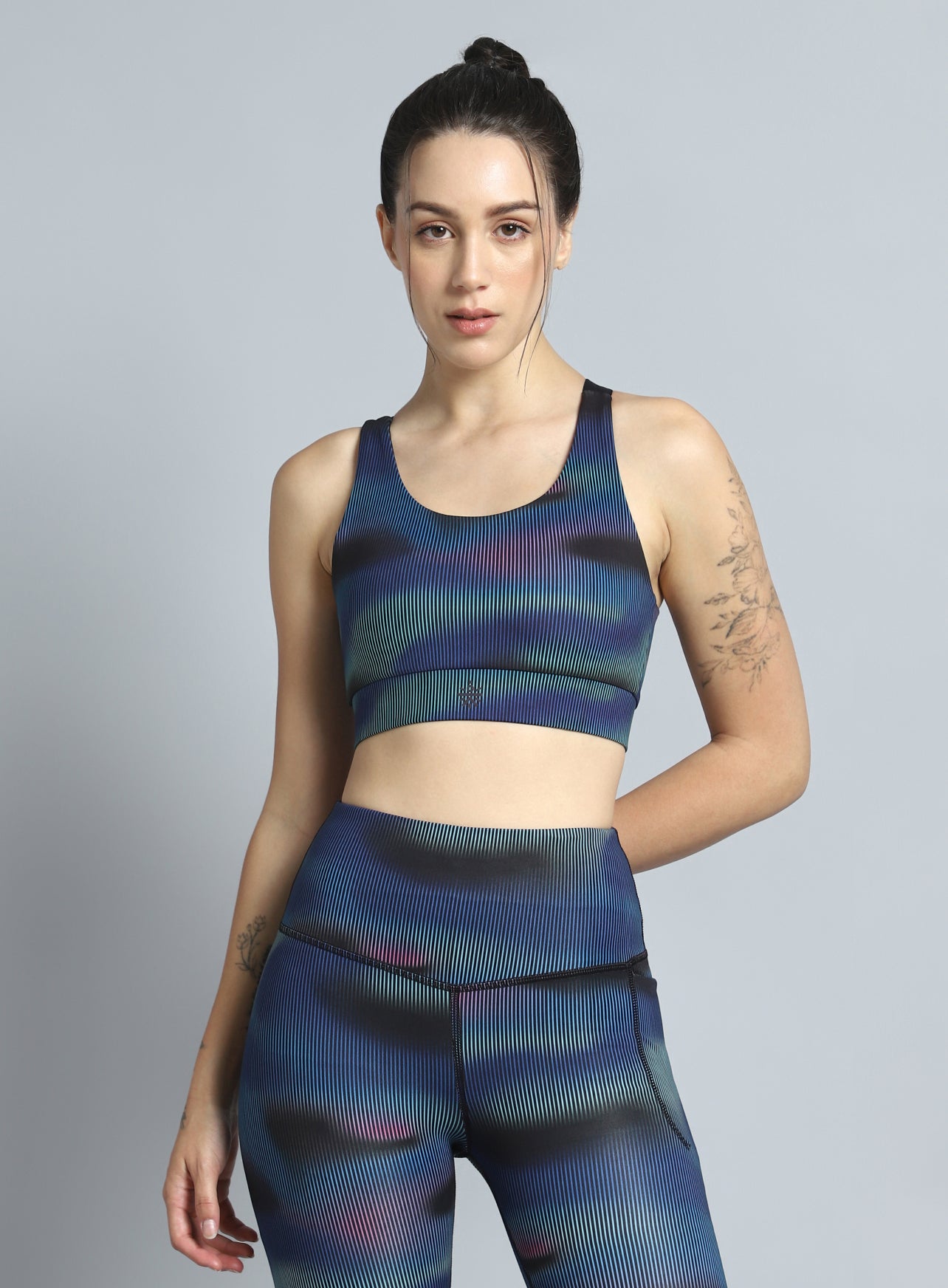 Women's Energy Map All Over Print High Support Bra