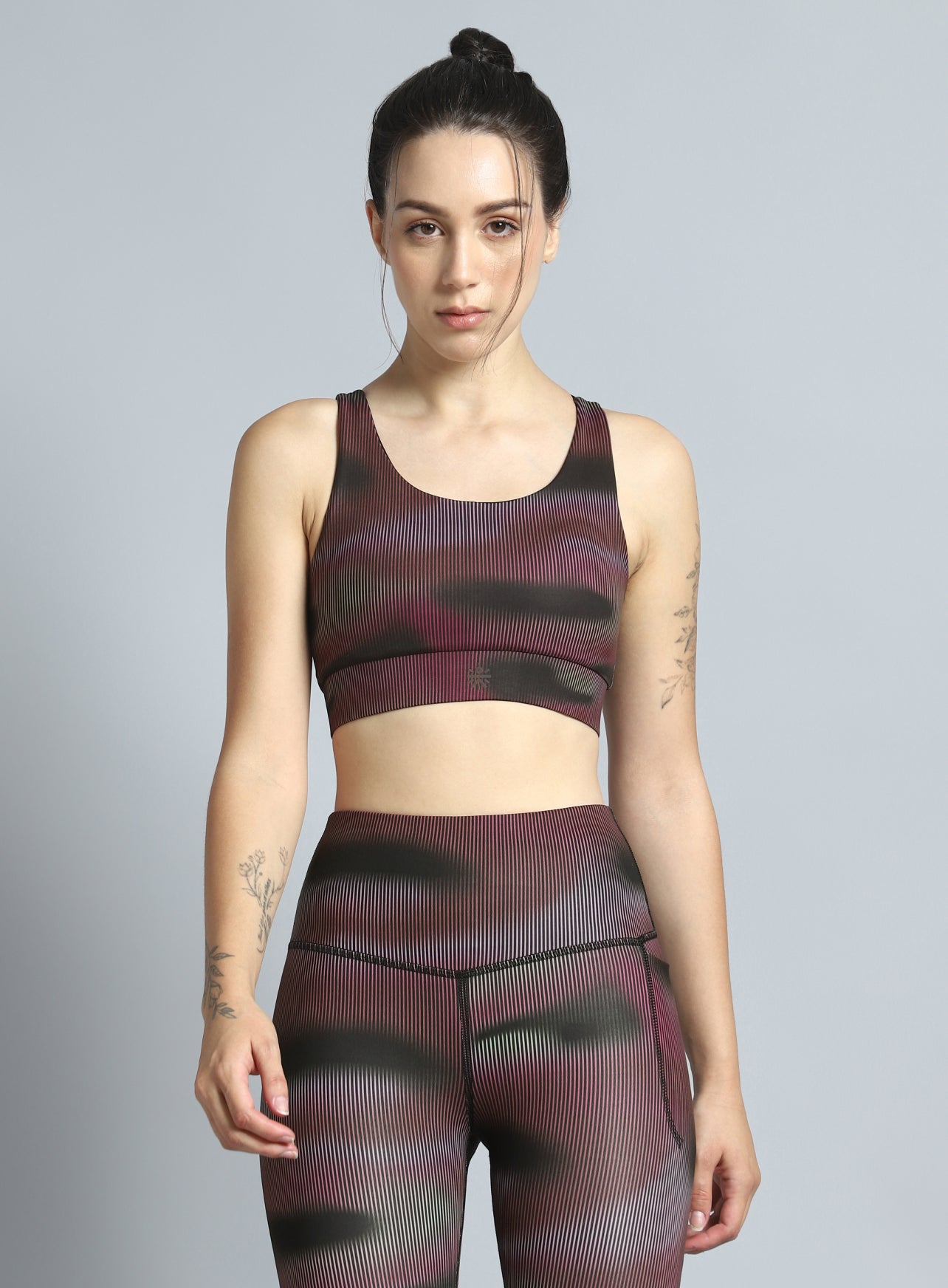 Women's Energy Map All Over Print High Support Bra