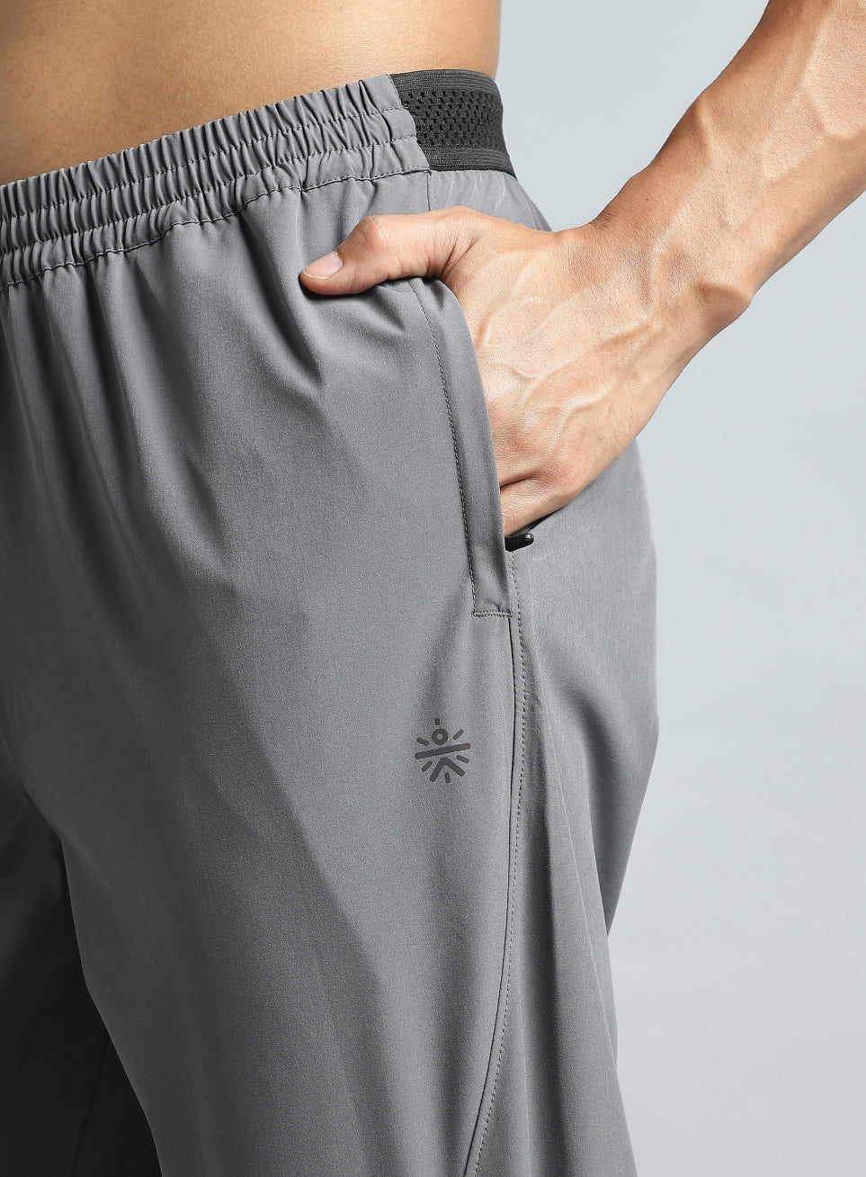 Men's Dark Grey True Performance Sculpted Trackpants