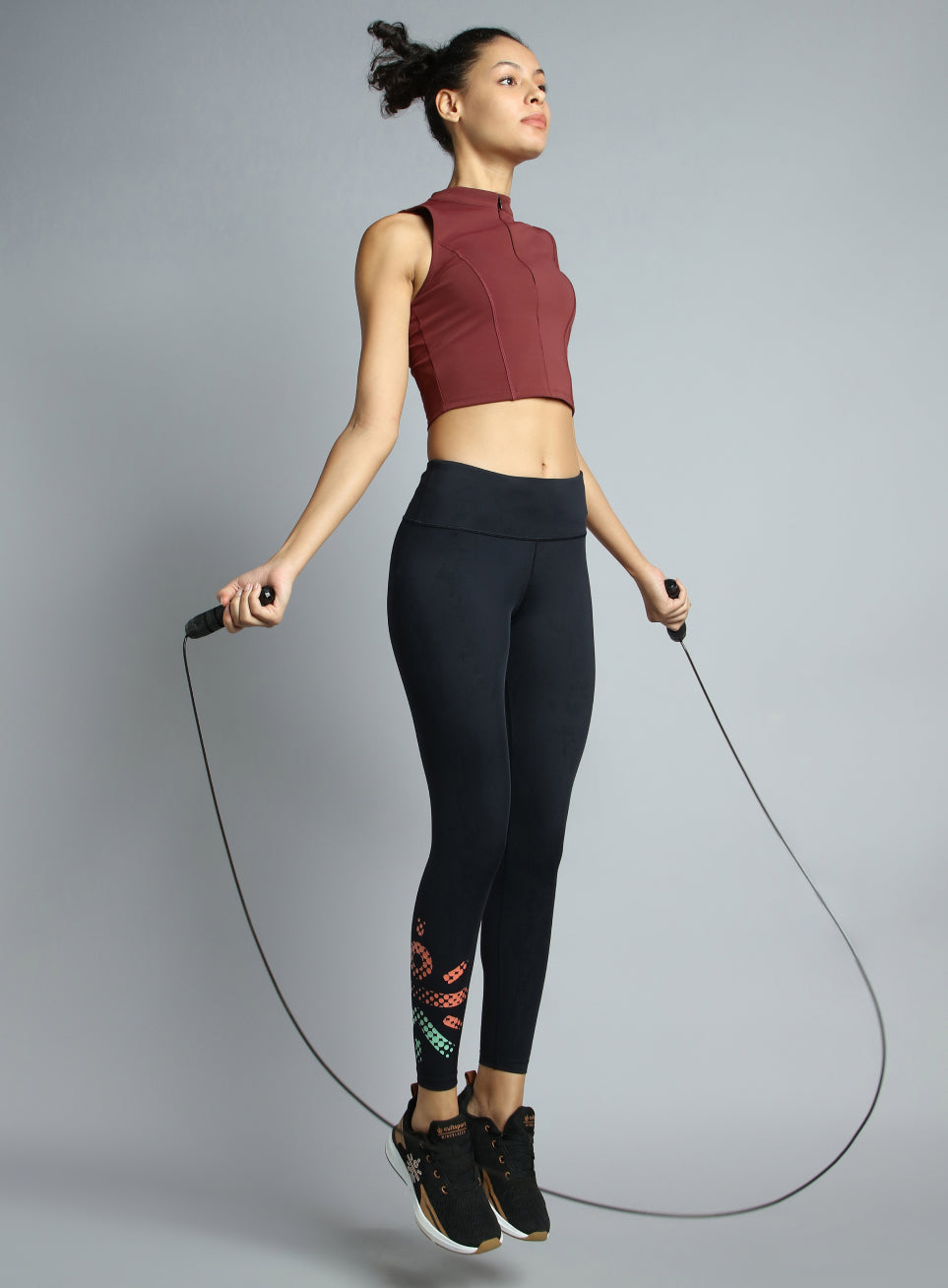 Women's Purple Train All Sculpted Slim Fit Top