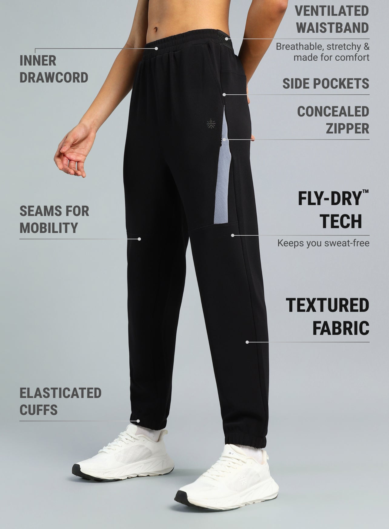 Women's Black Training Elevate Sculpt Joggers