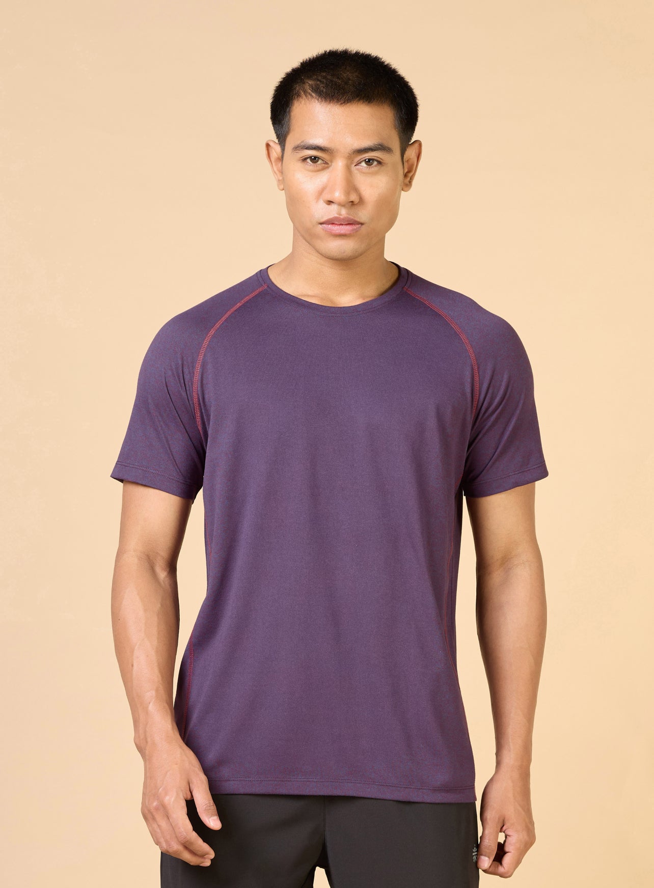 Men's Purple Training Sculpted COMFORTech T-shirt