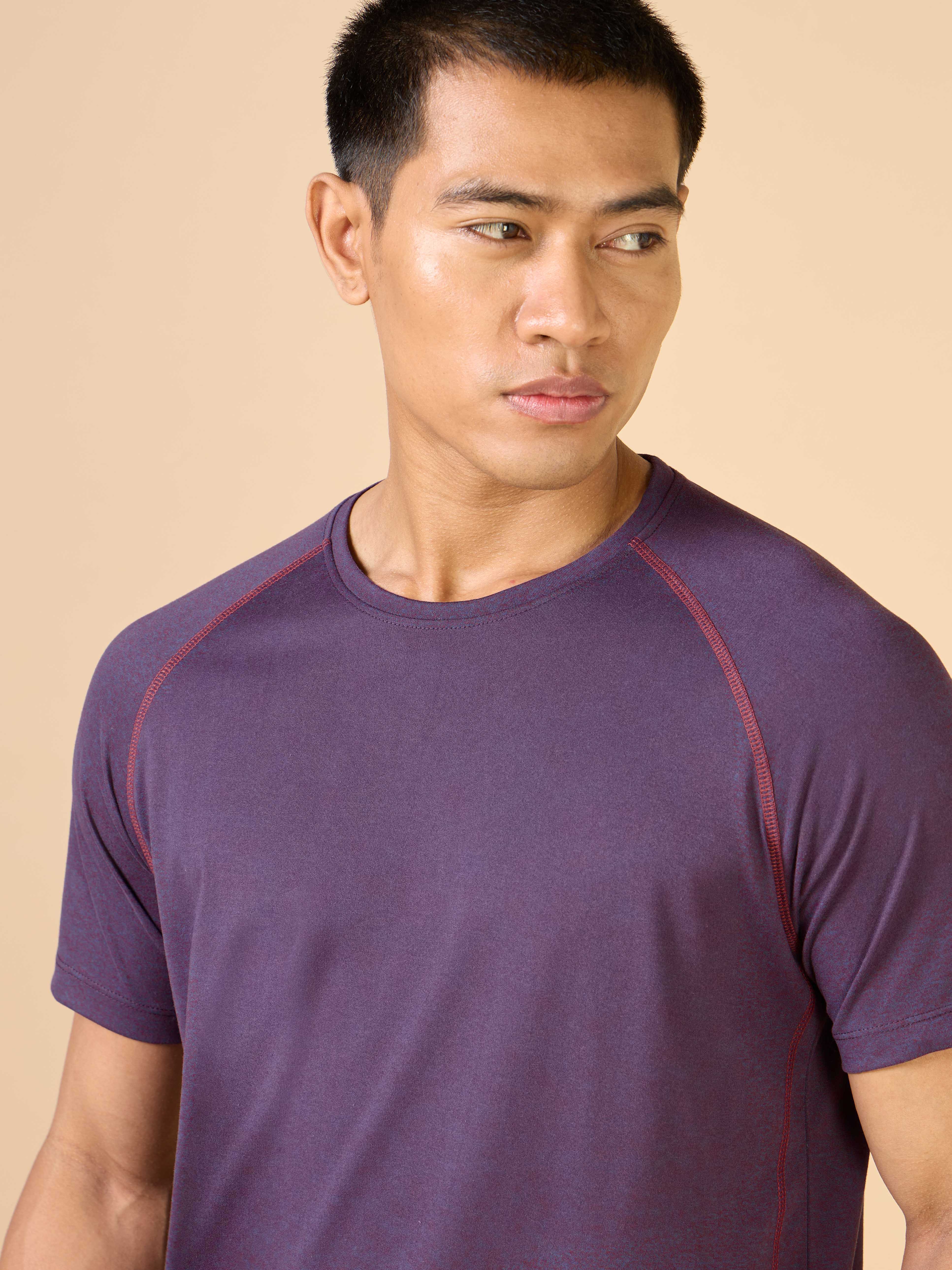 Men's Purple Training Sculpted COMFORTech T-shirt