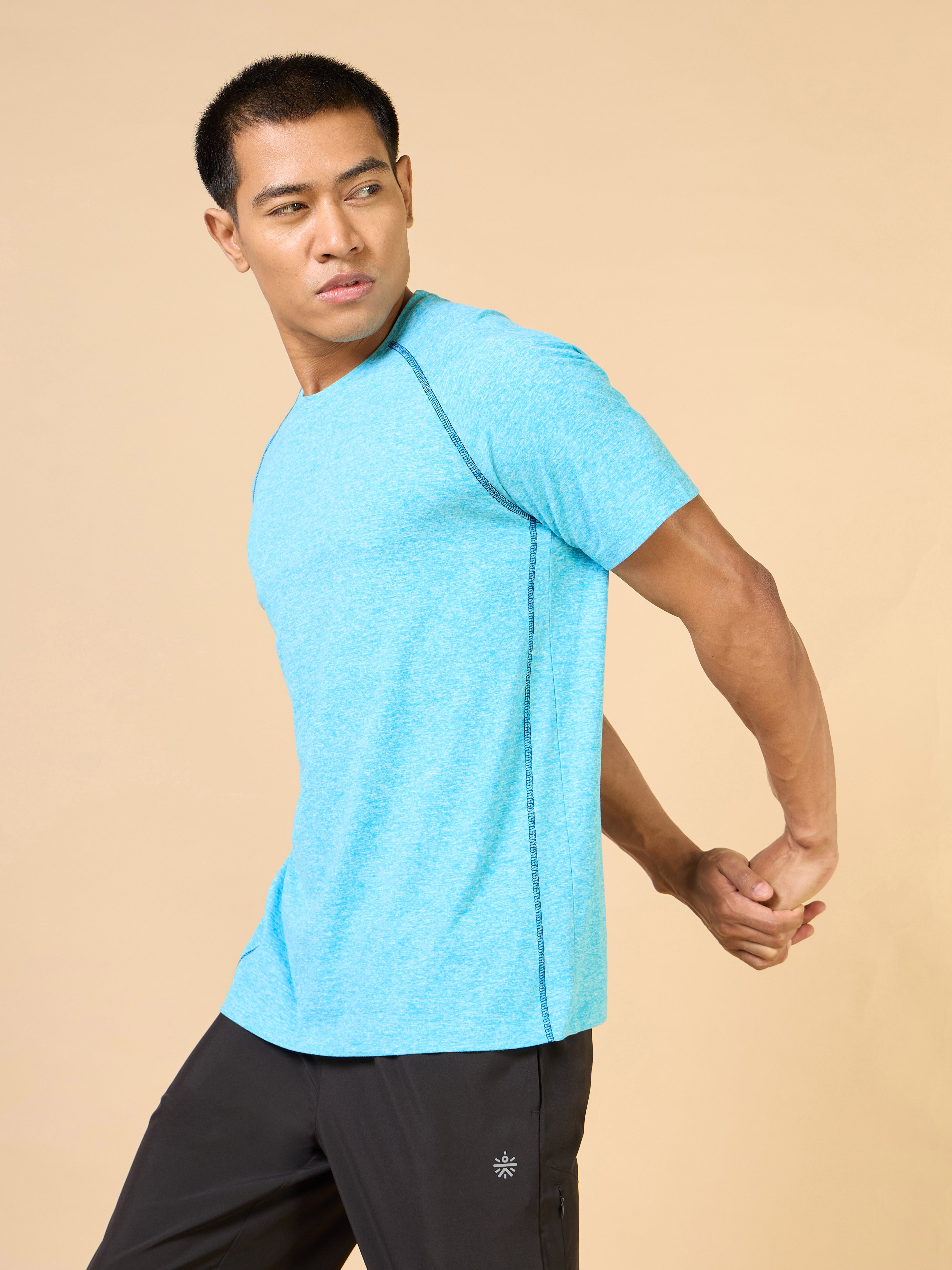 Men's Turquoise Training Sculpted COMFORTech T-shirt