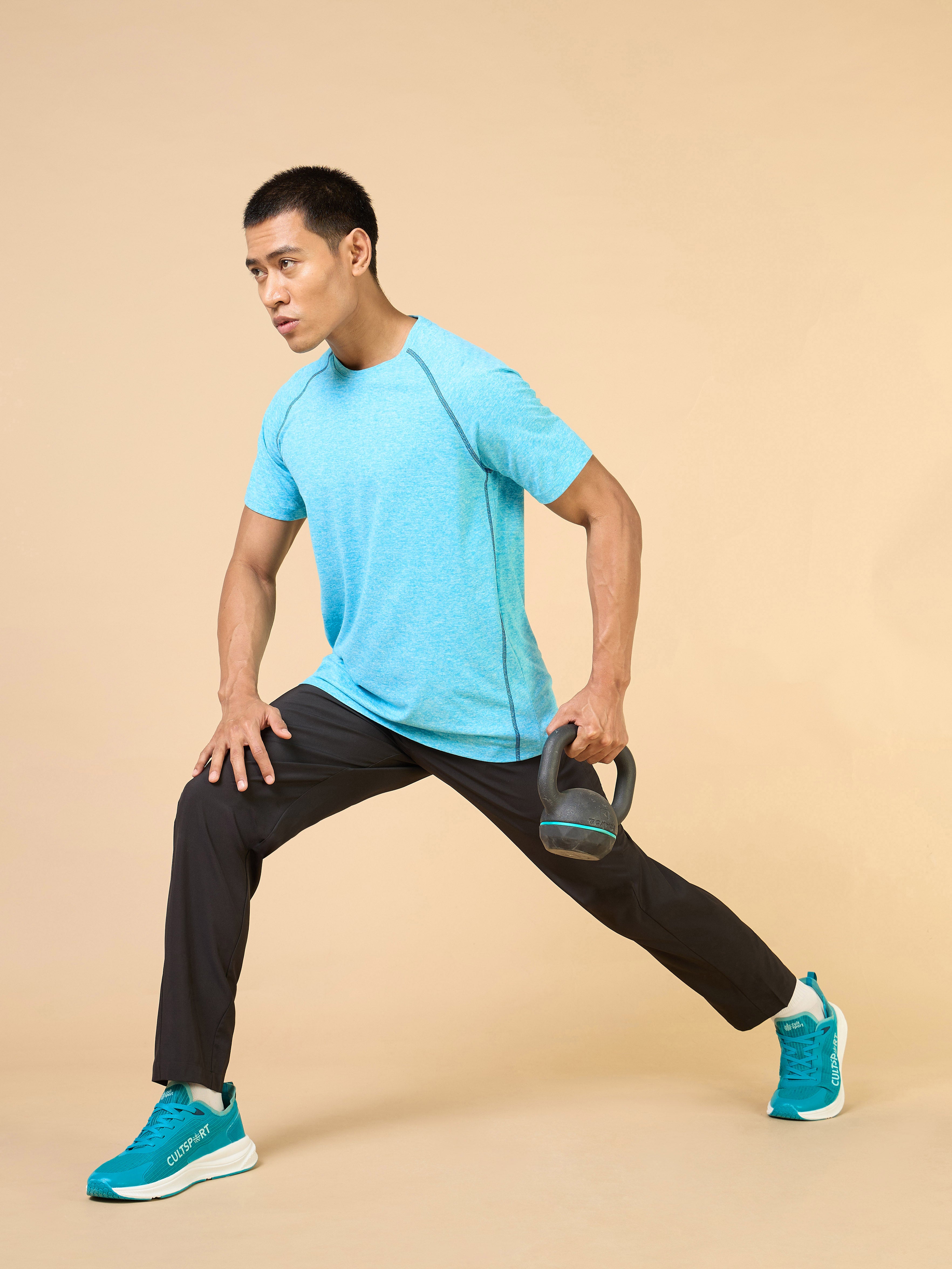 Men's Turquoise Training Sculpted COMFORTech T-shirt