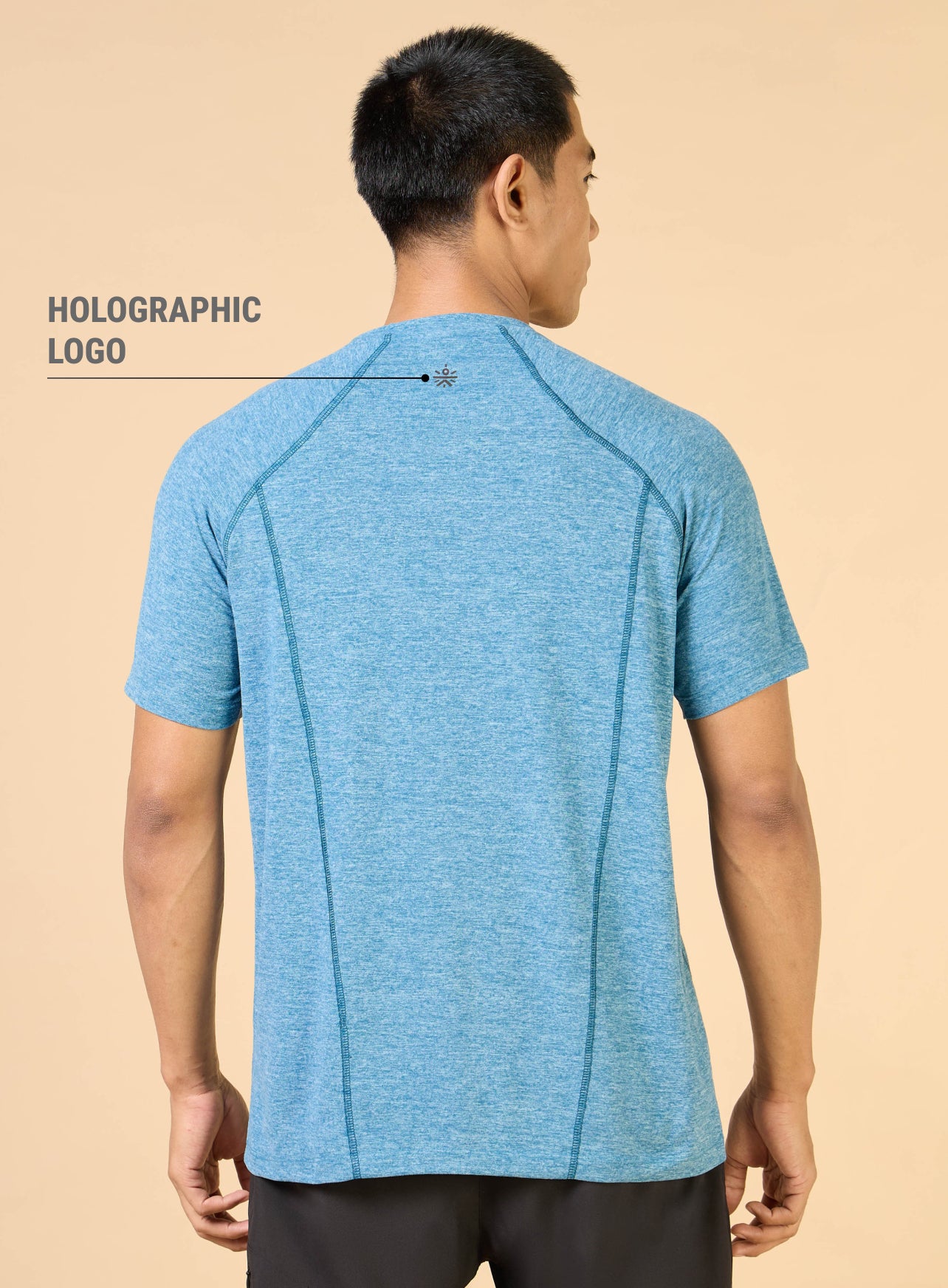 Men's Blue Training Sculpted COMFORTech T-shirt