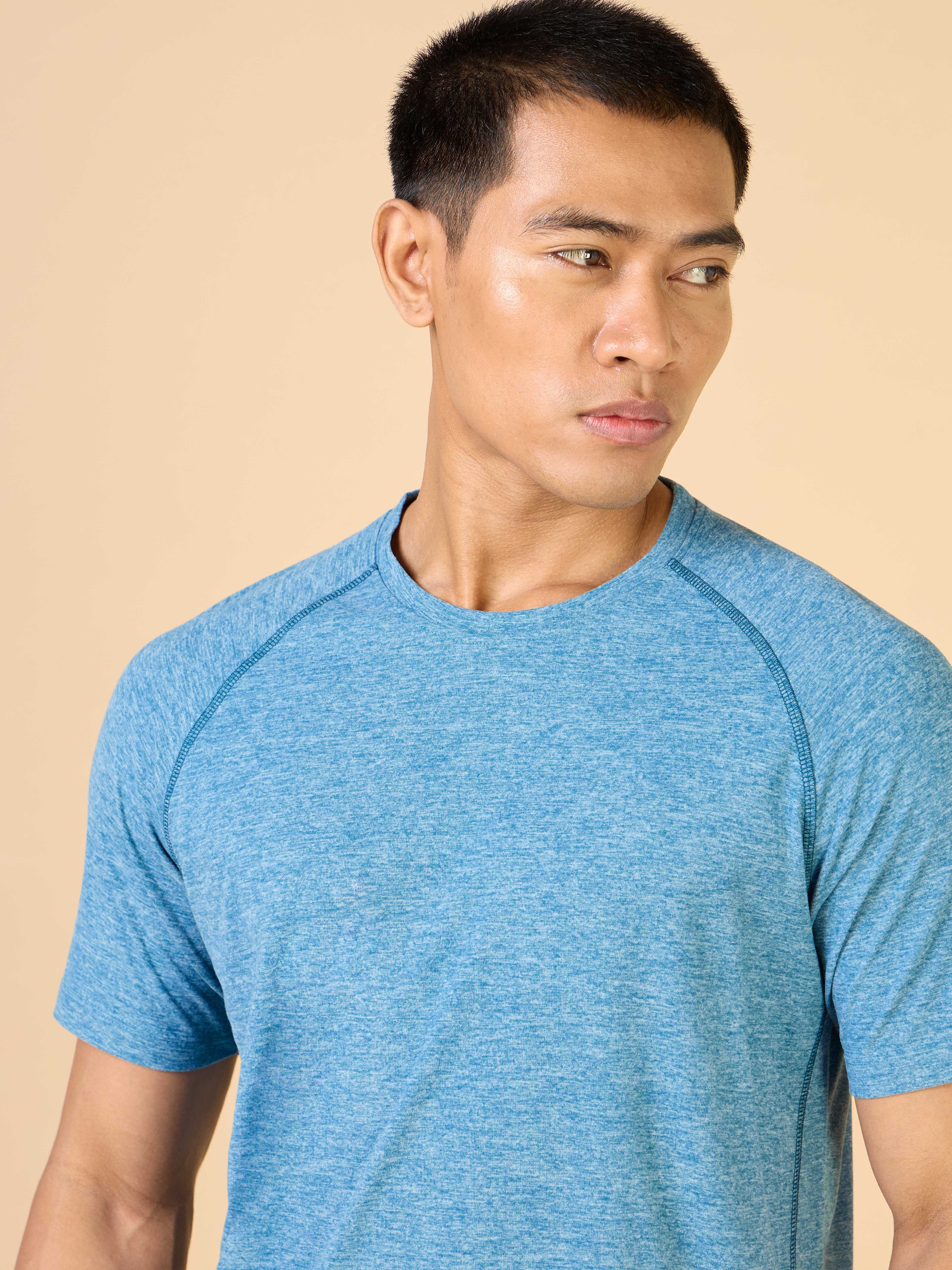 Men's Blue Training Sculpted COMFORTech T-shirt