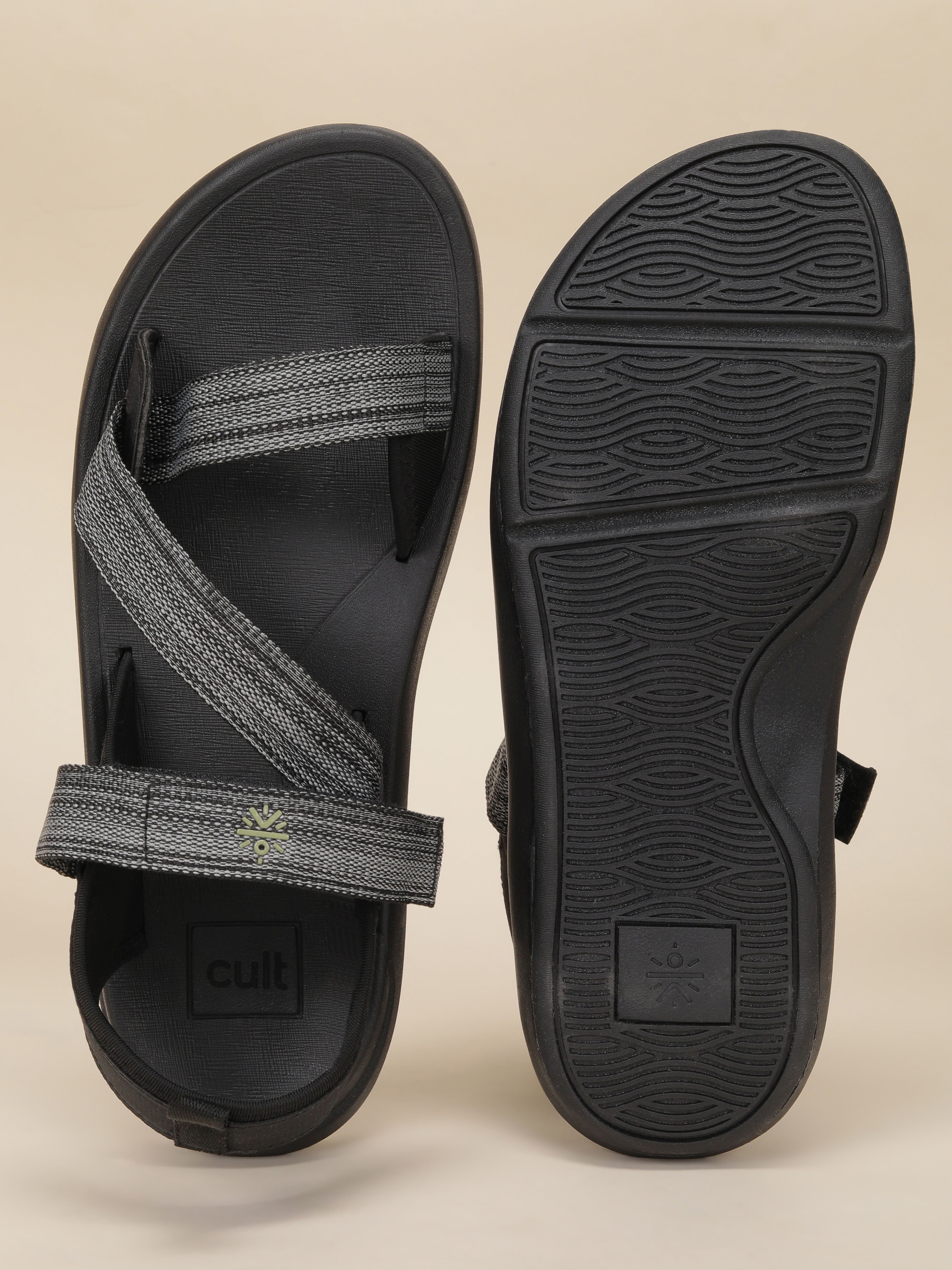 cult Men's Krios Sandals - Black