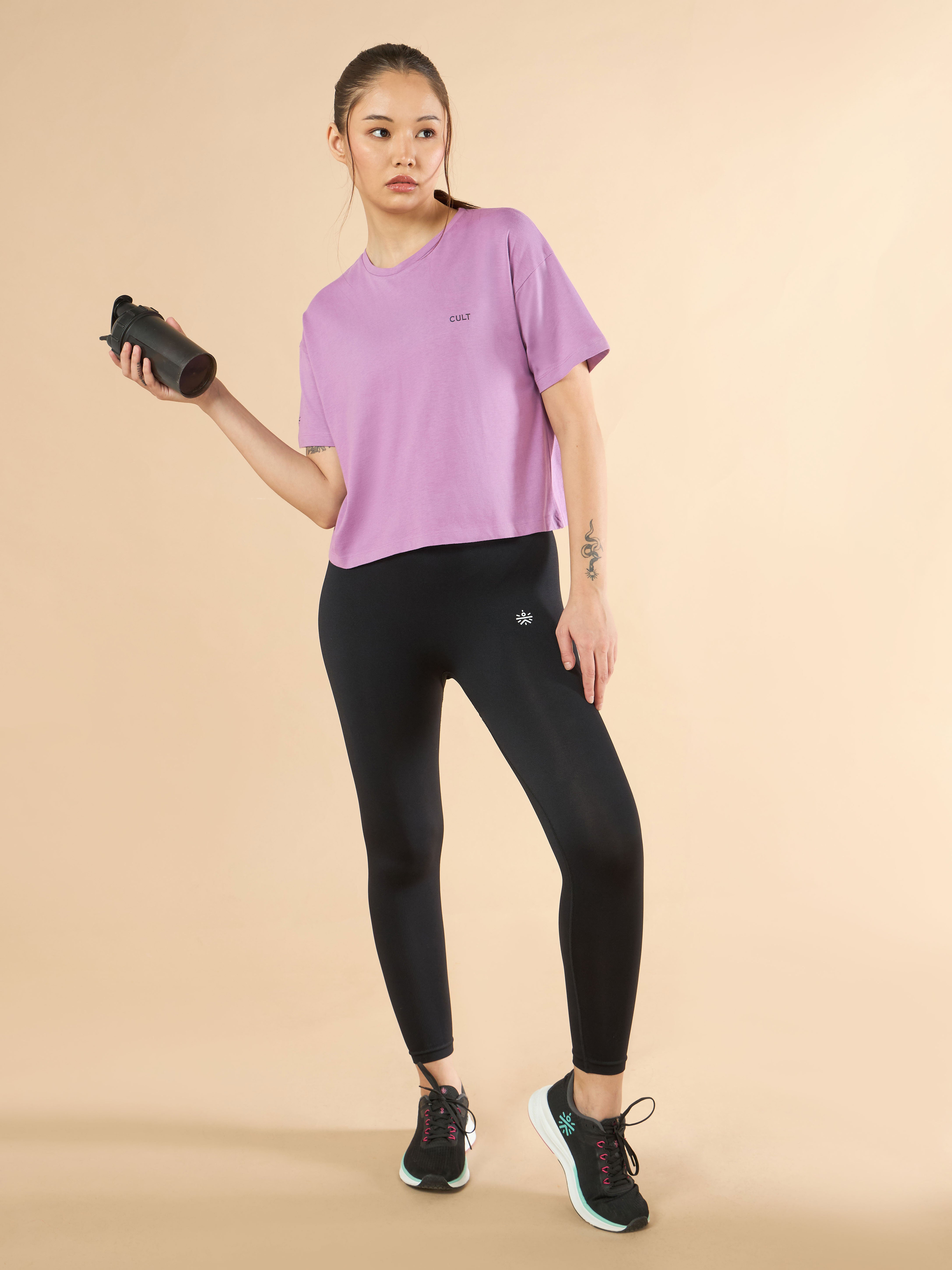 Women's Purple Workout Essential T-shirt