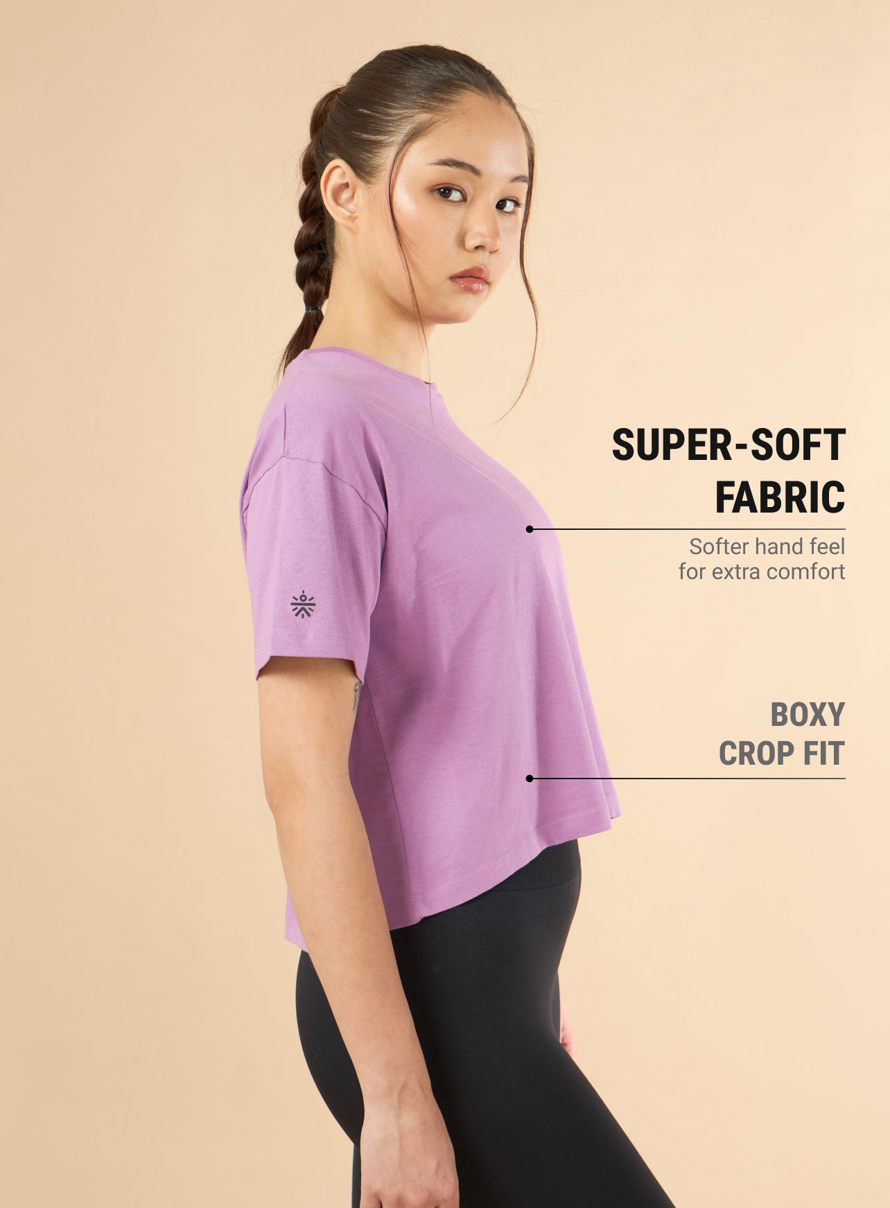 Women's Purple Workout Essential T-shirt