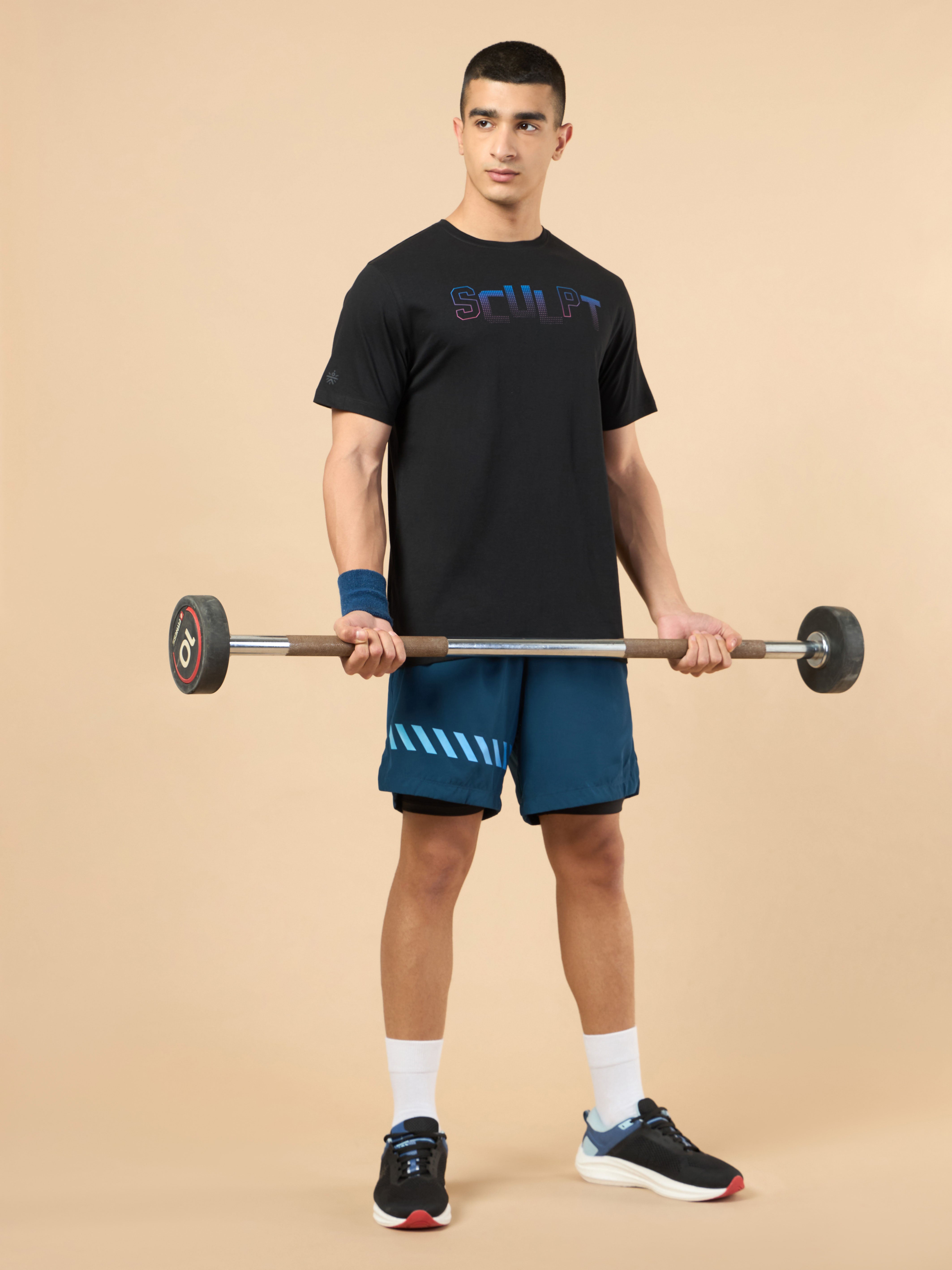 Men's Black Sculpt Graphic T-shirt