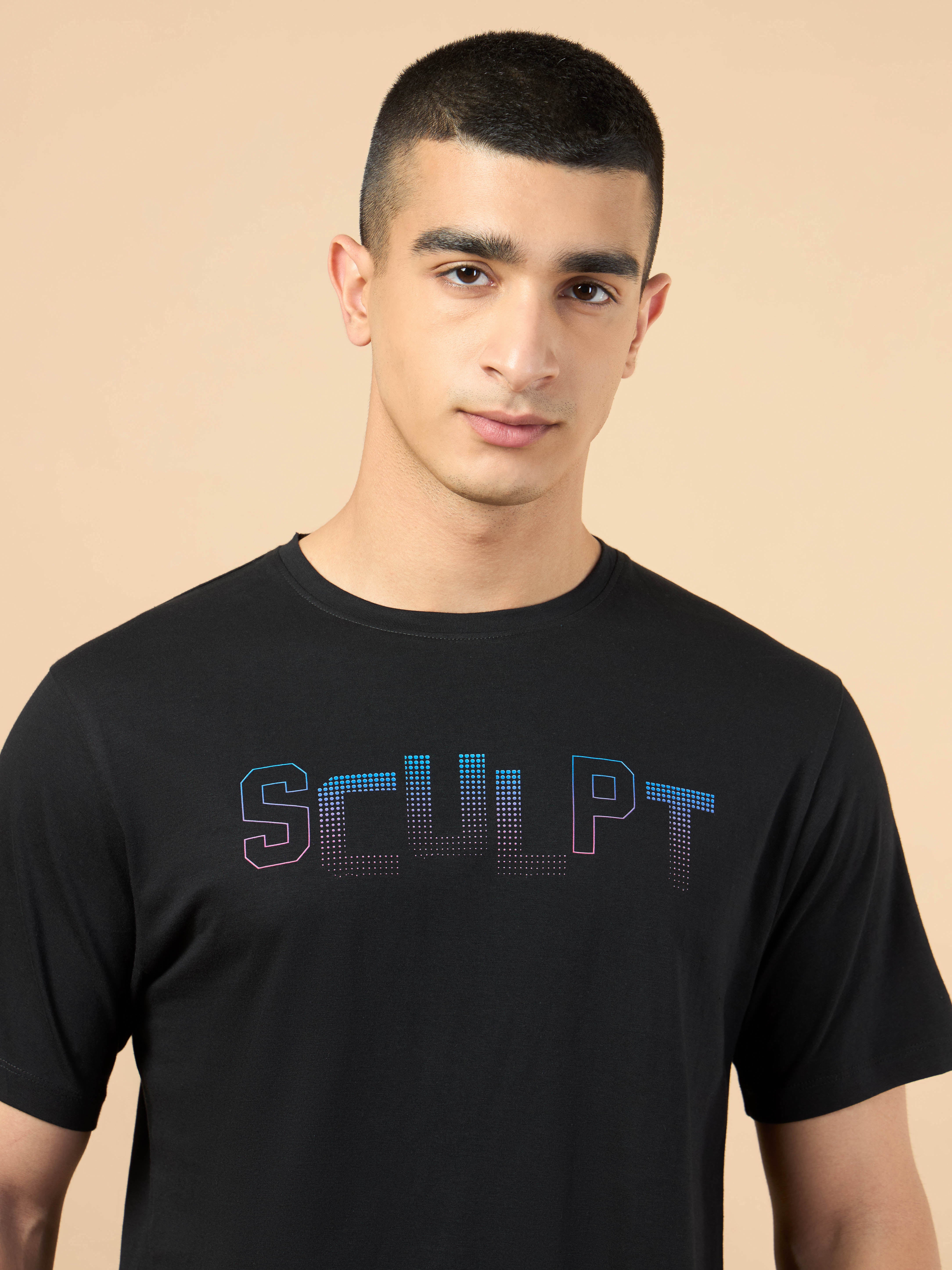 Men's Black Sculpt Graphic T-shirt
