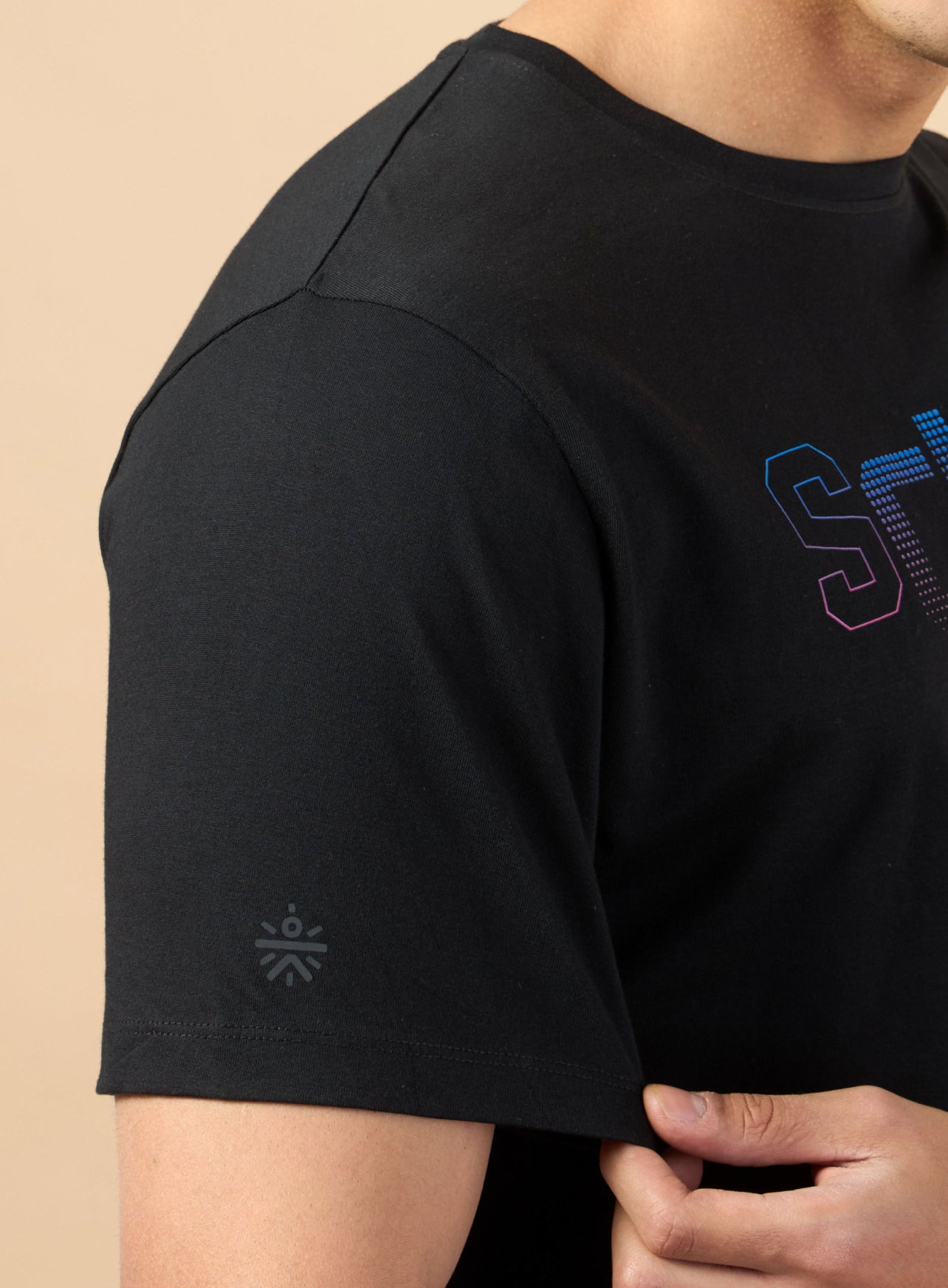 Men's Black Sculpt Graphic T-shirt