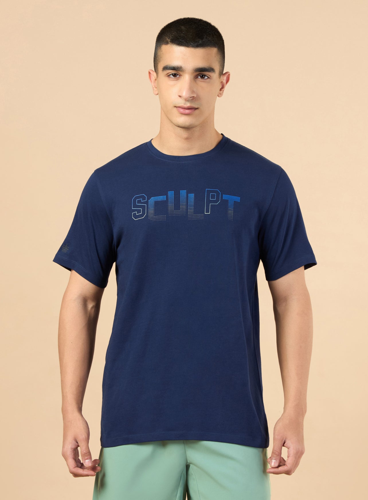 Men's Navy Sculpt Graphic T-shirt