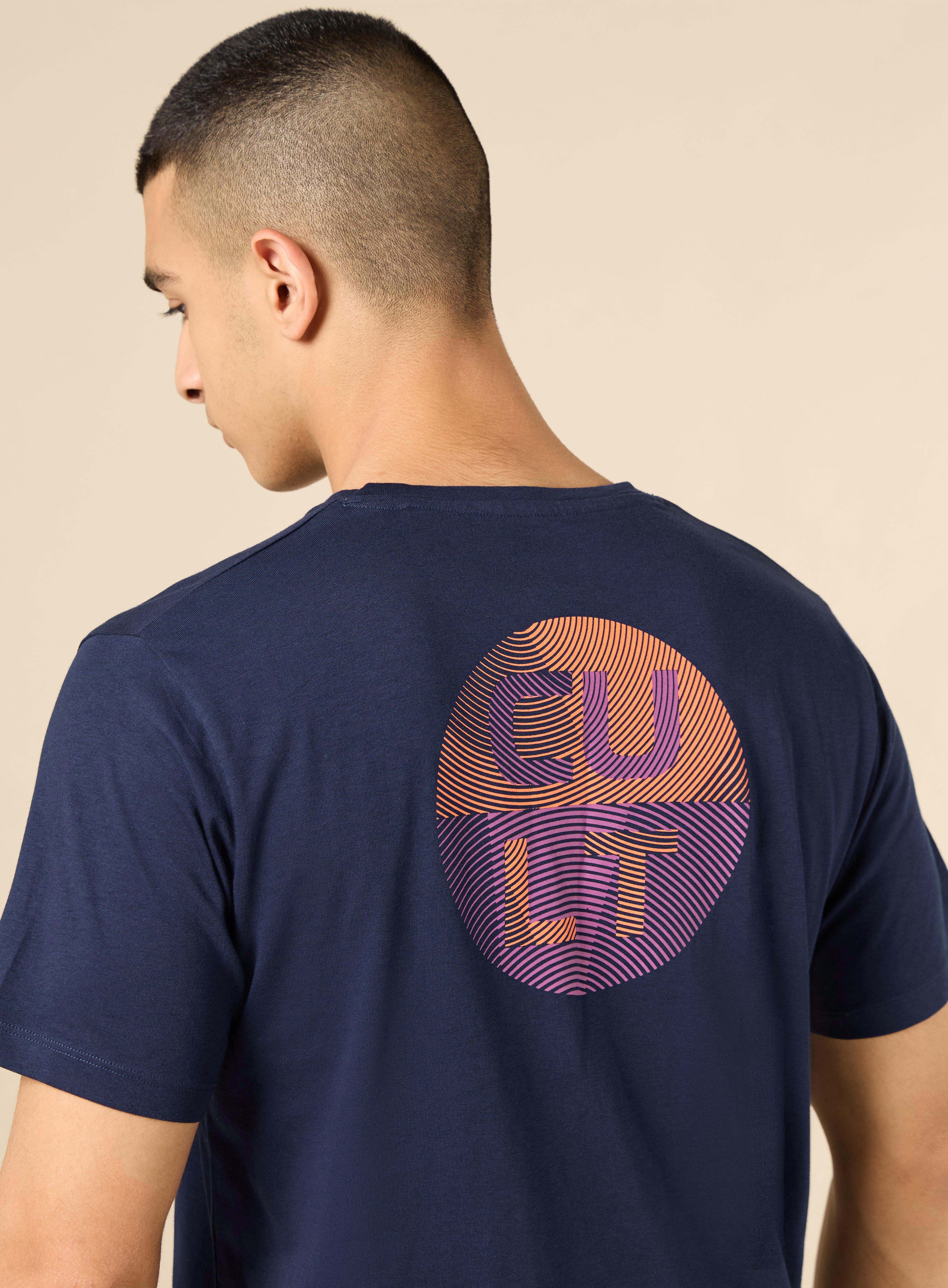 Men's Navy Cult Brand Carrier Training T-shirt