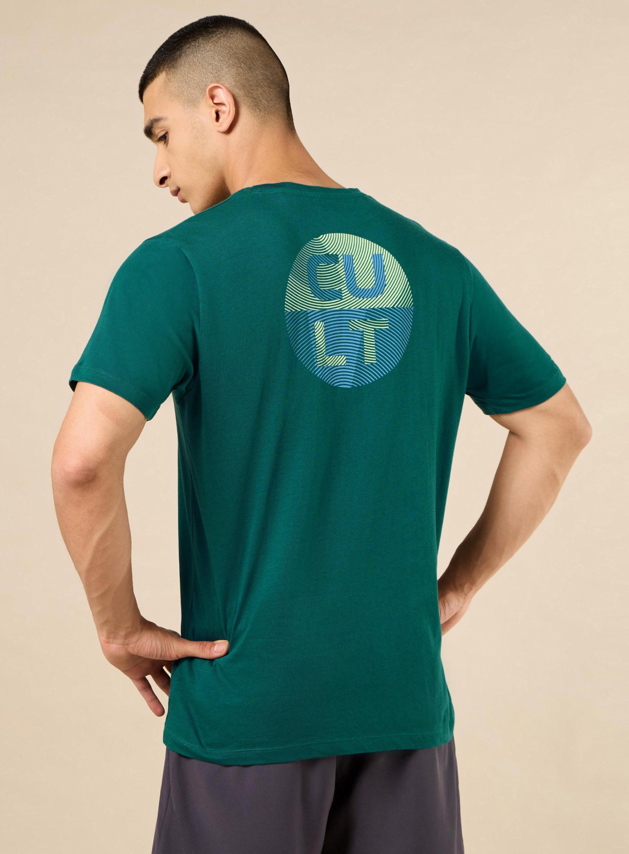 Men's Teal Cult Brand Carrier Training T-shirt