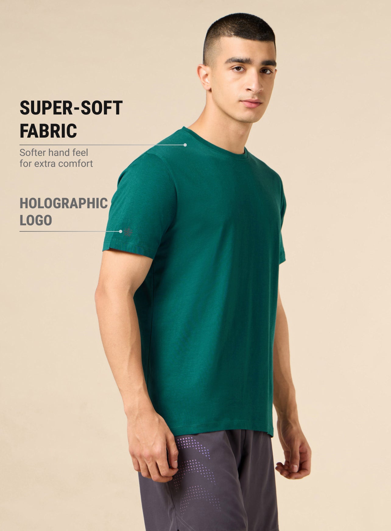 Men's Teal Cult Brand Carrier Training T-shirt