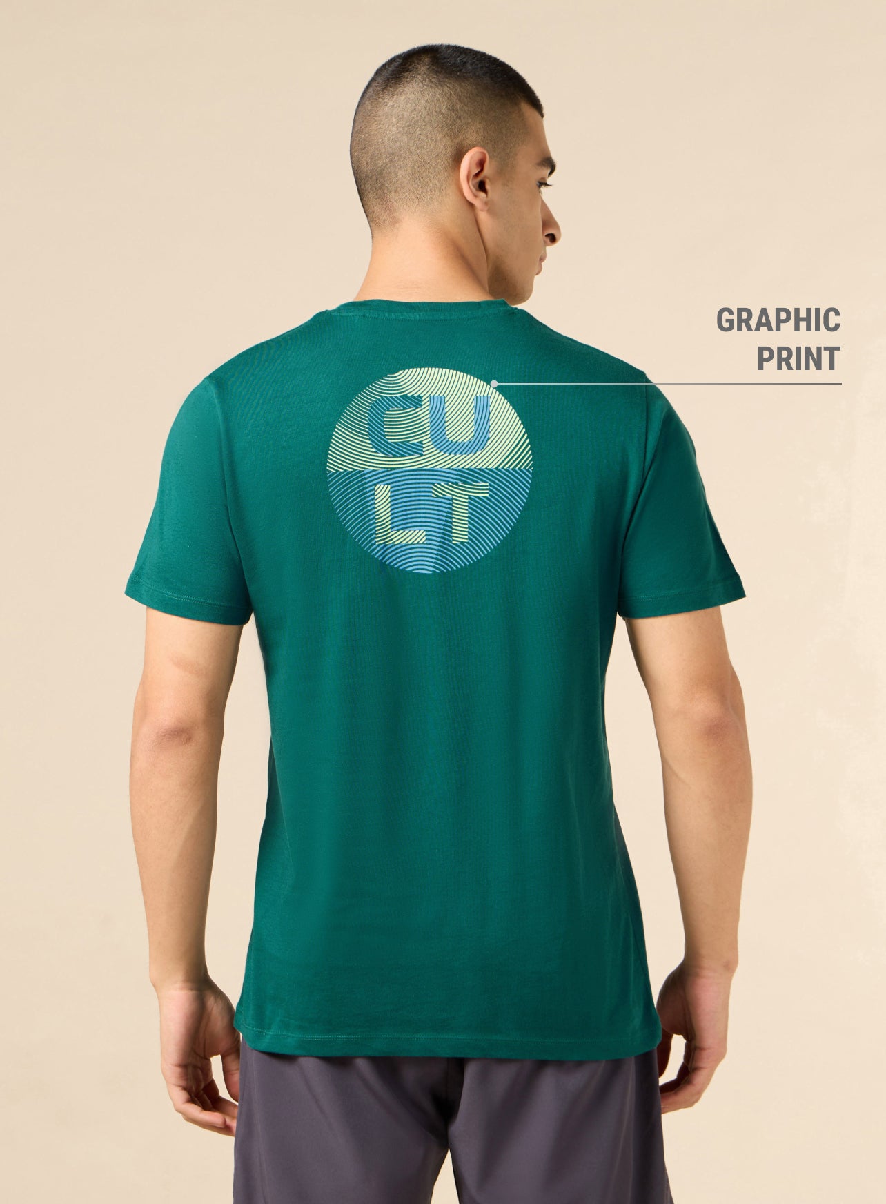 Men's Teal Cult Brand Carrier Training T-shirt