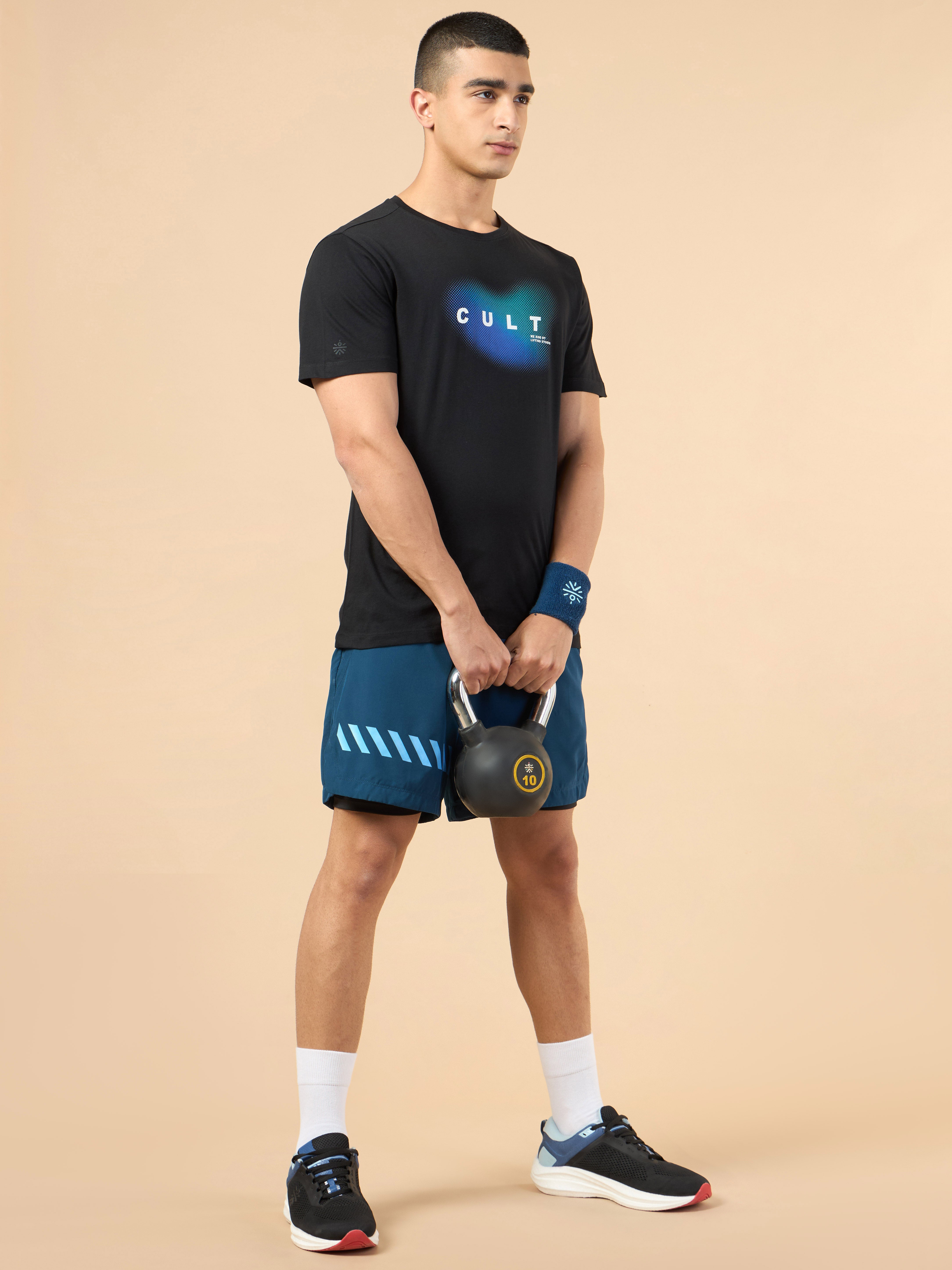 Men's Black Cult Training Graphic T-shirt