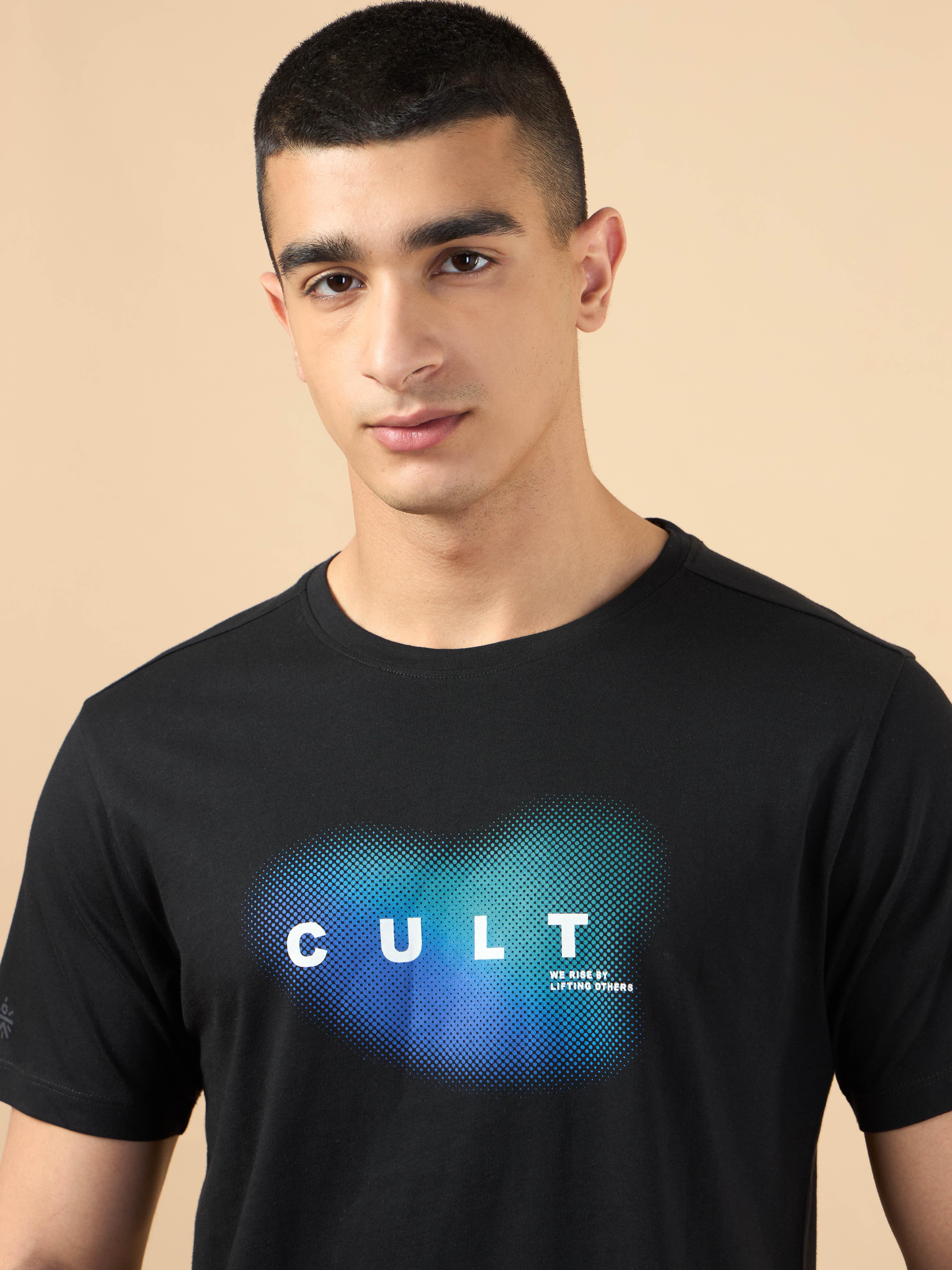 Men's Black Cult Training Graphic T-shirt