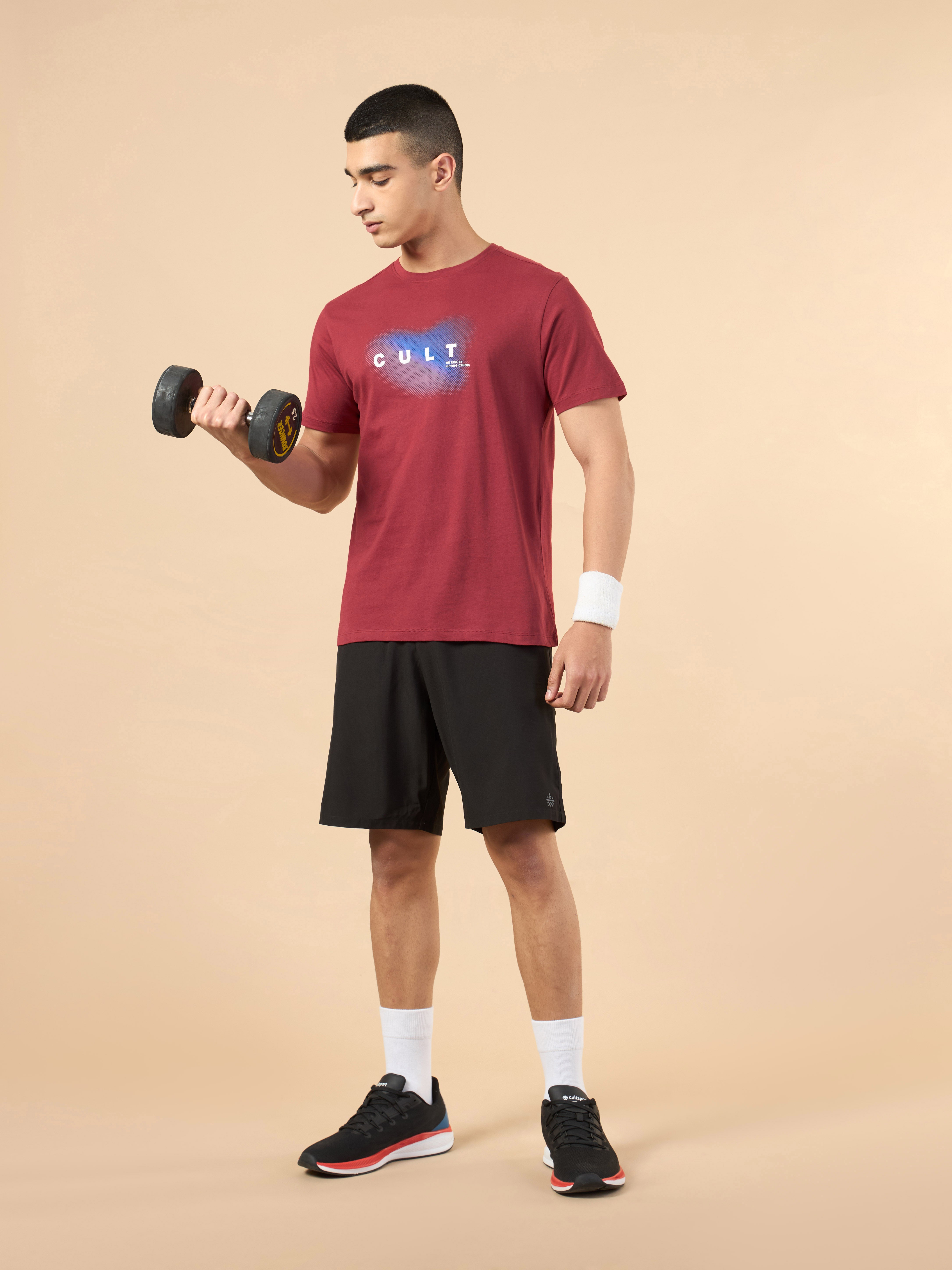 Men's Red Cult Training Graphic T-shirt