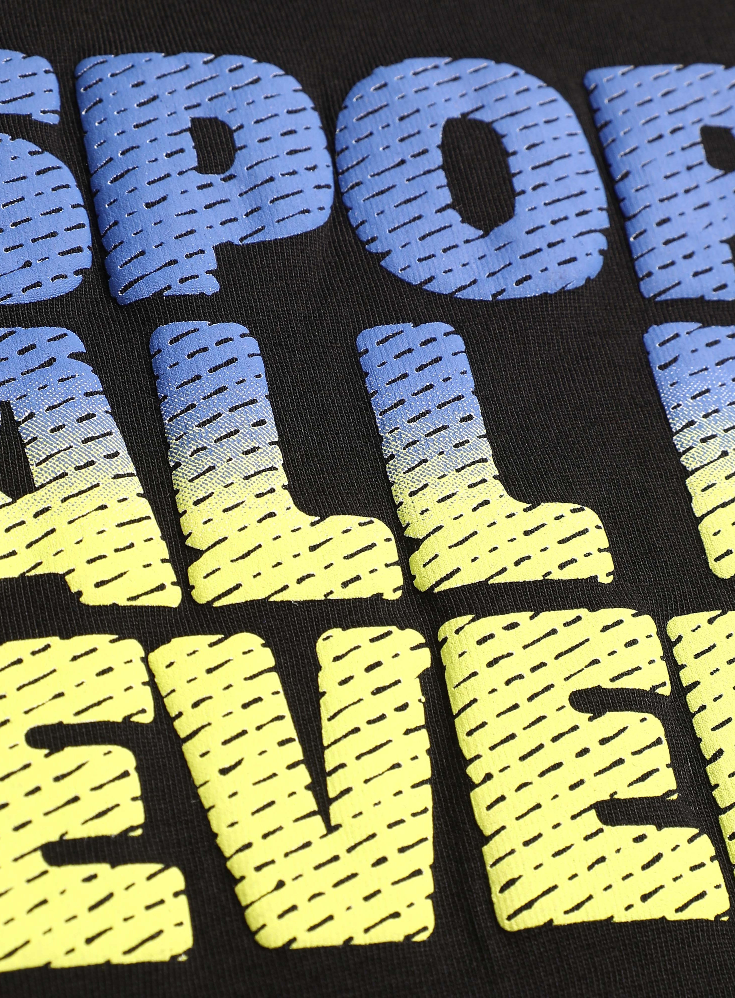 Men's Black Club Anthem Oversized fit T-shirt