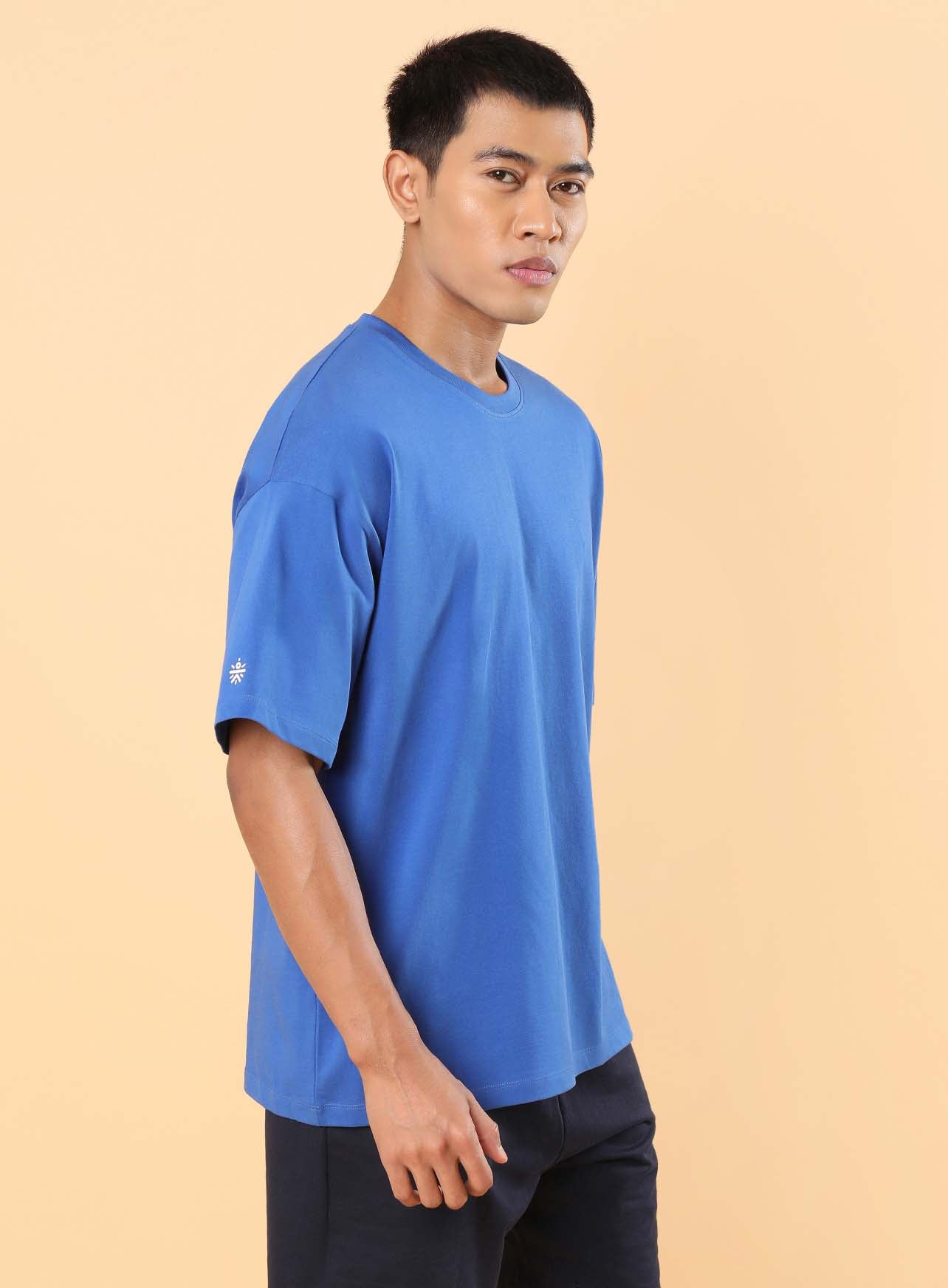 Men's Blue Club Anthem Oversized fit T-shirt