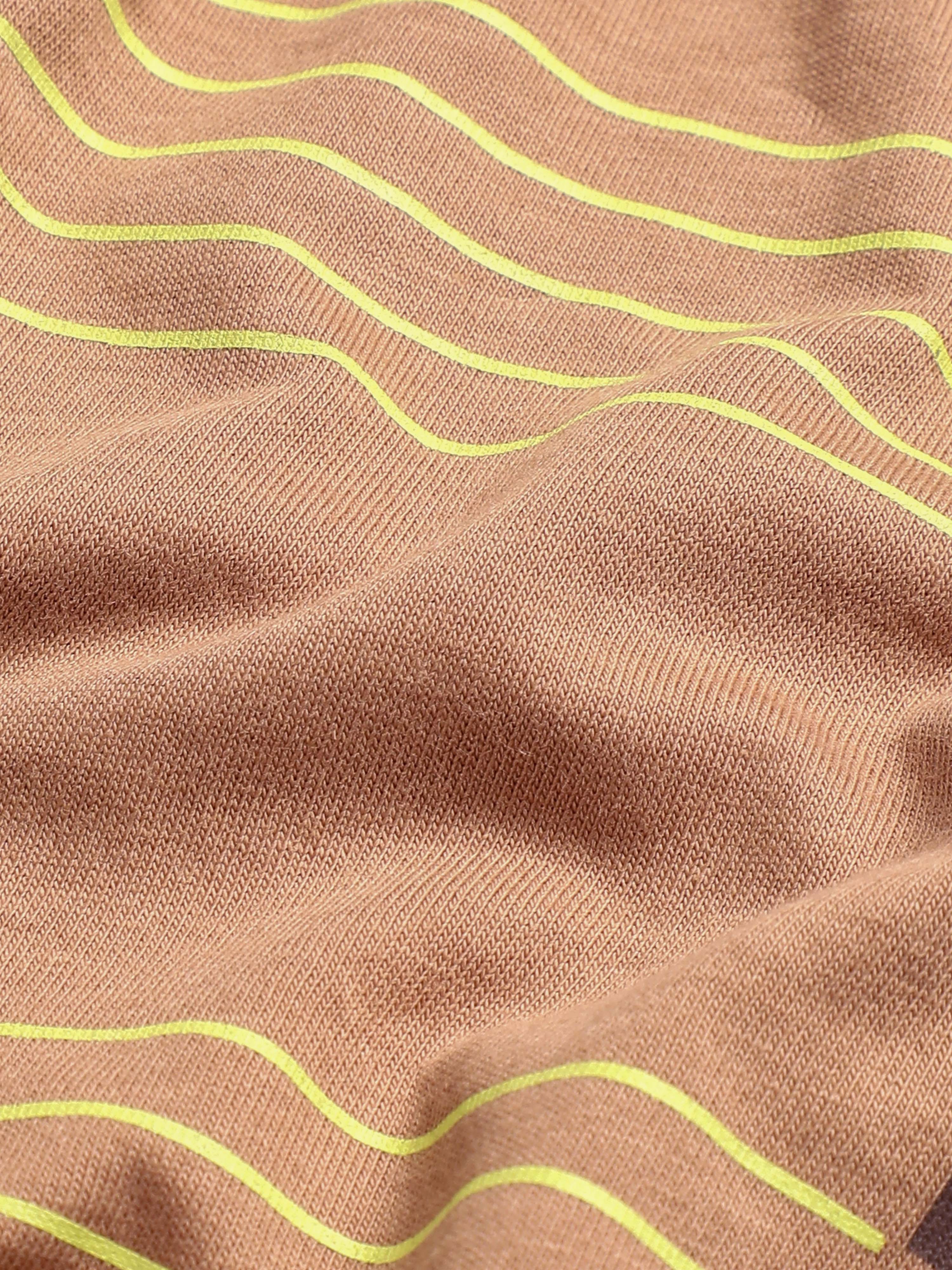 Men's Brown Join the Club Oversized fit T-shirt