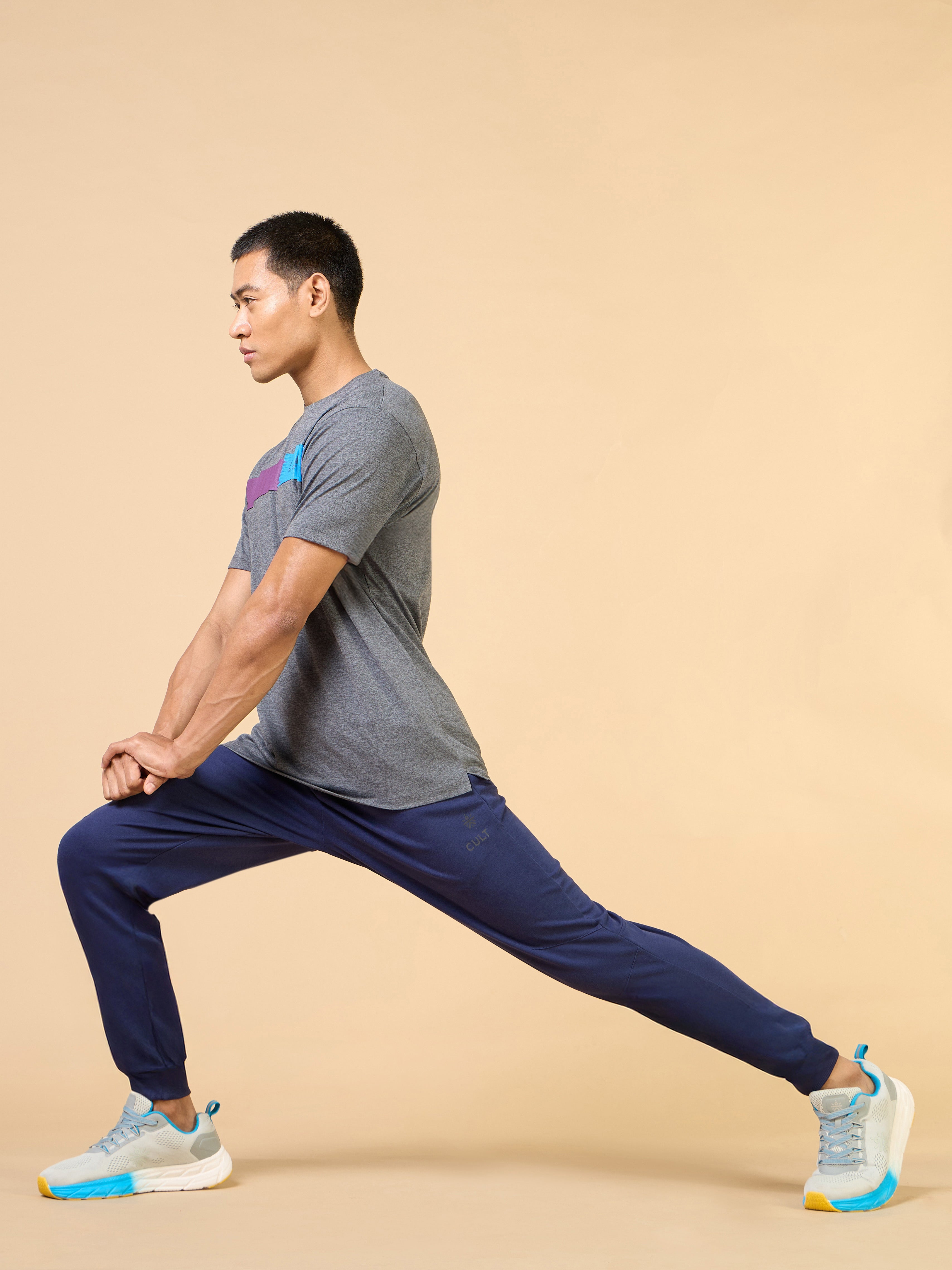 Men's Navy Training Sculpted Joggers