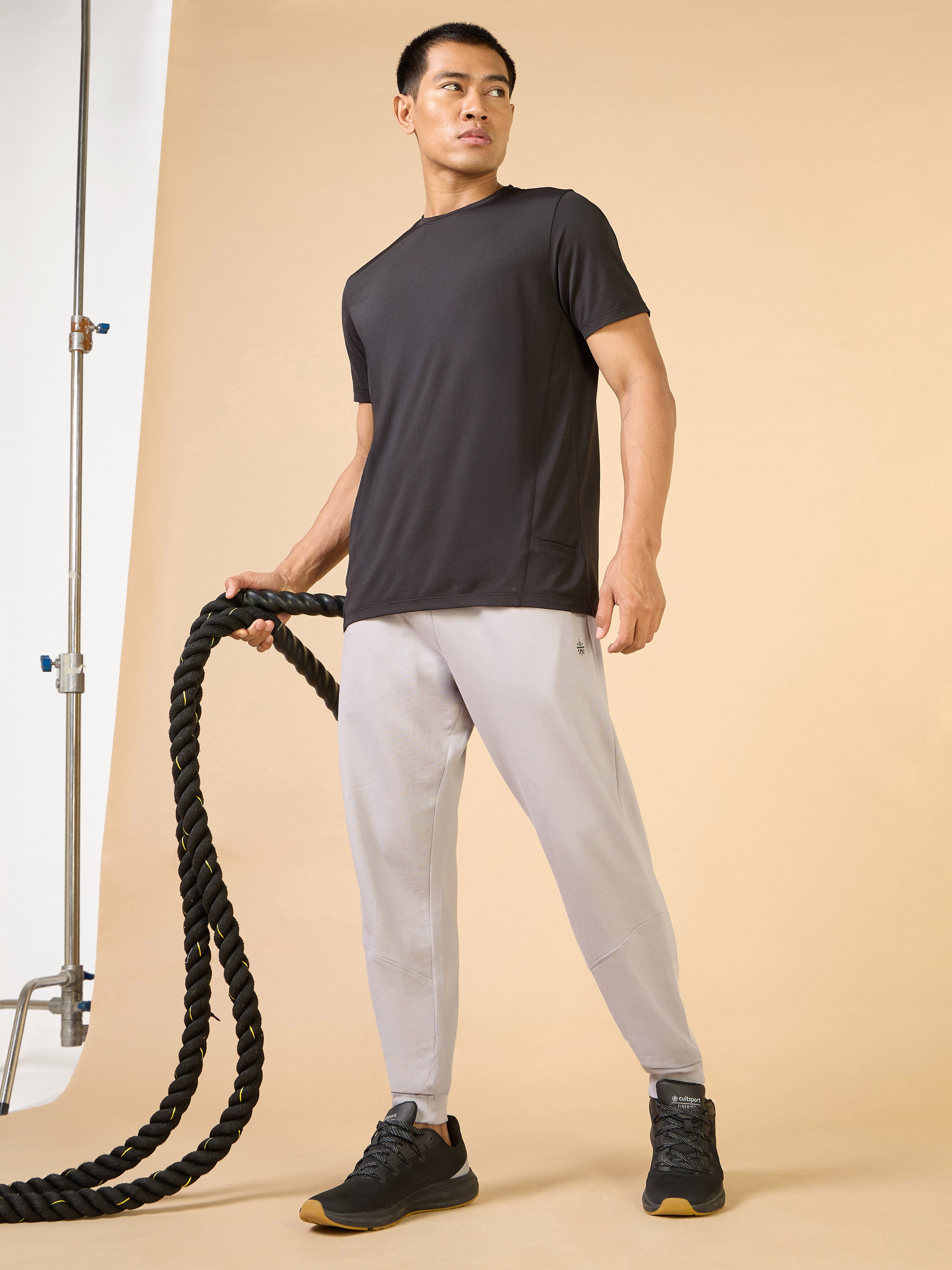 Men's Grey Training All Form Joggers