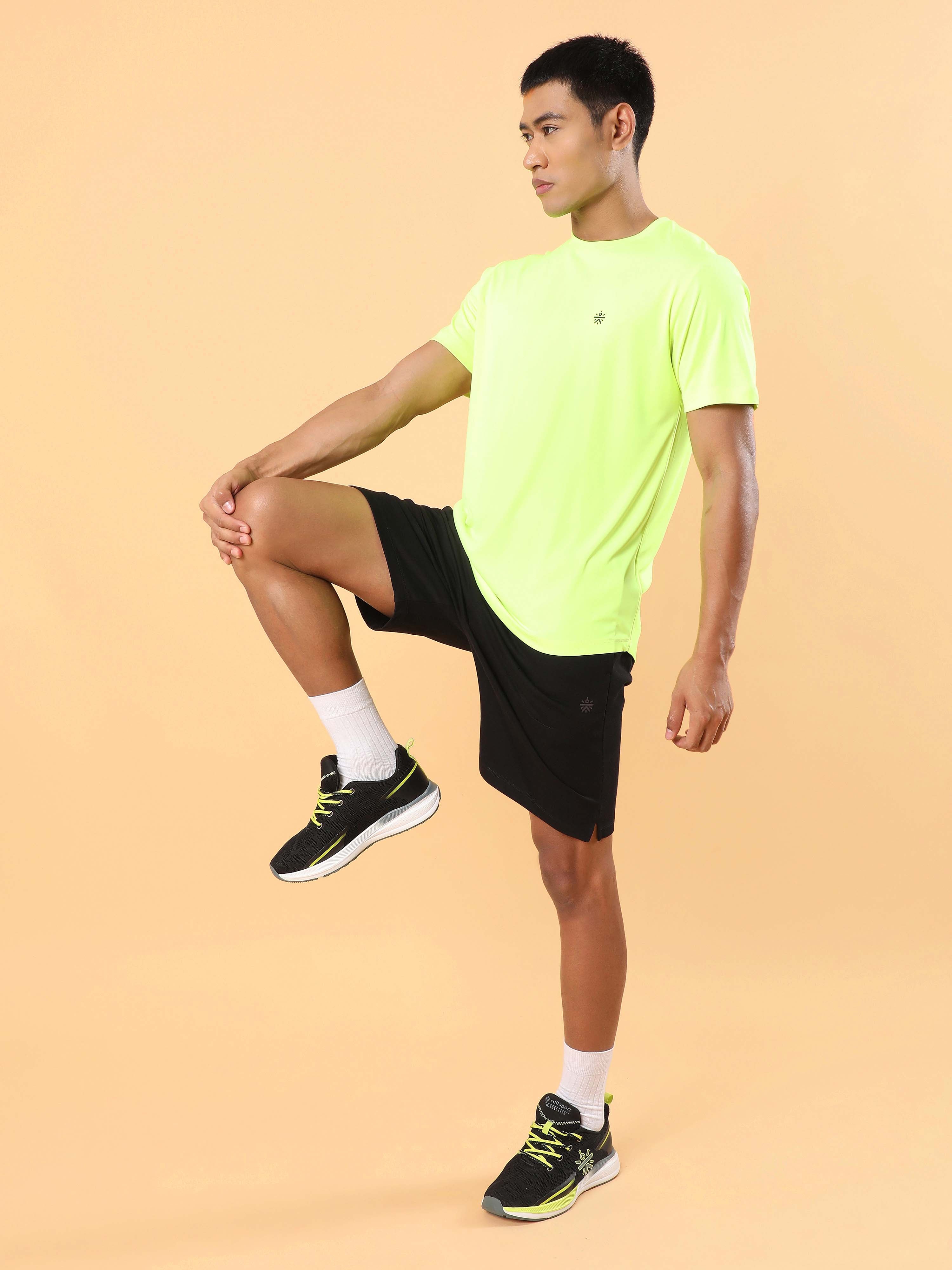 Men's Black Training Sculpted Shorts