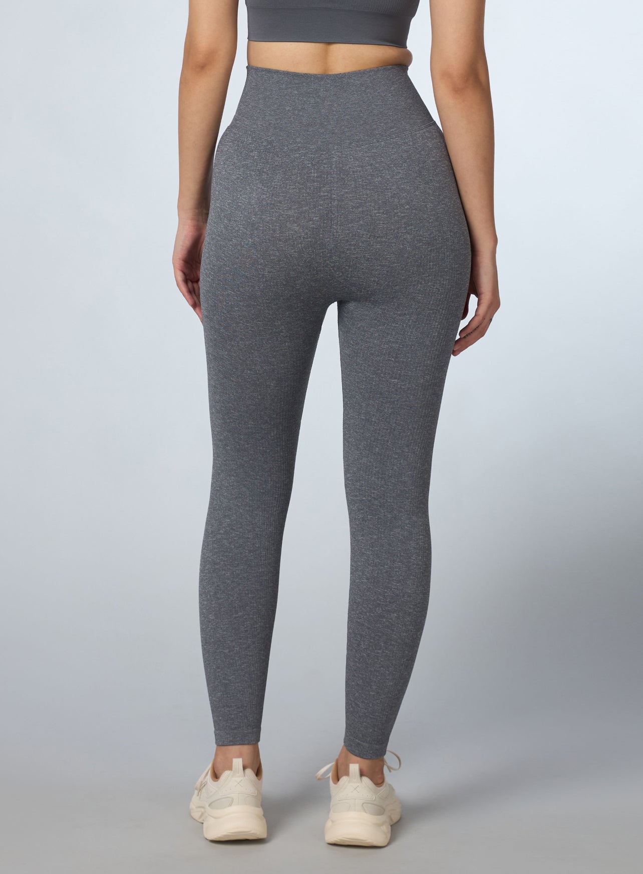 Women's Grey Kinetic Seamless Tights