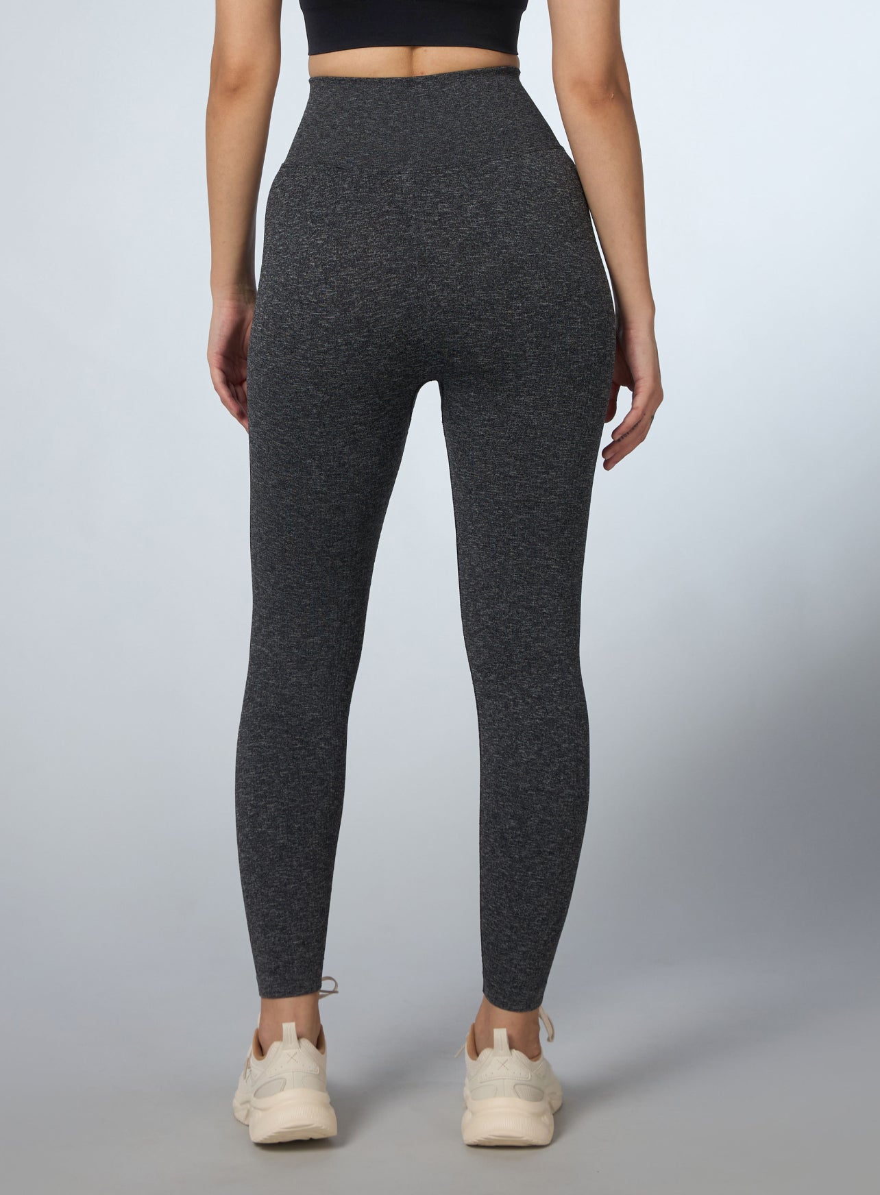 Women's Black Kinetic Seamless Tights