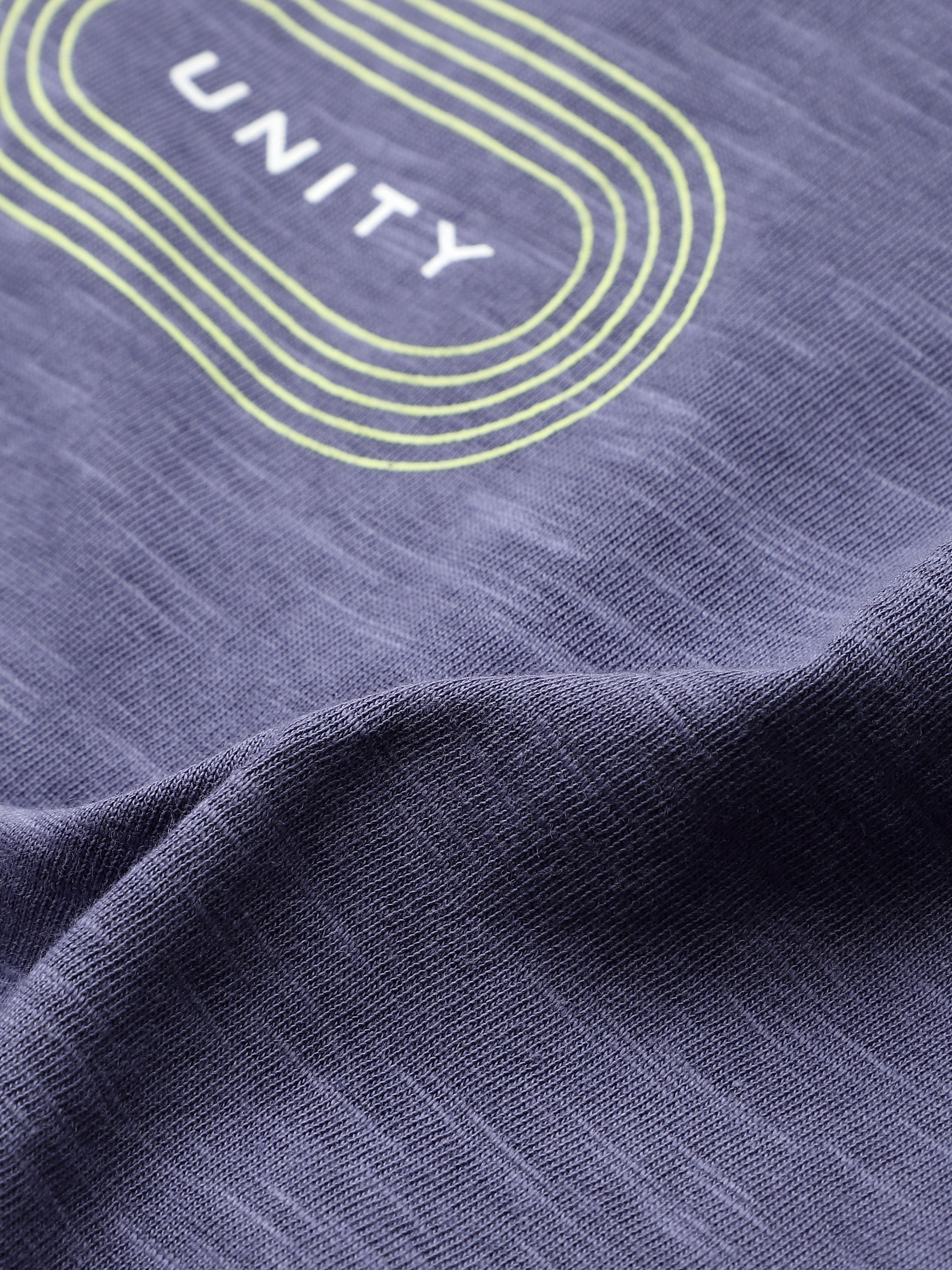 Women's Purple Unity Boxy Crop fit Top