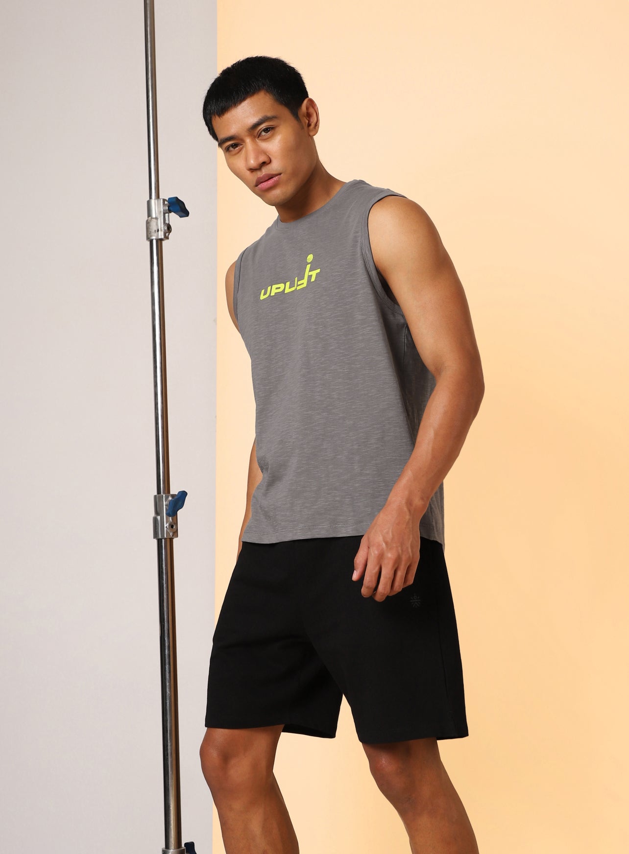 Men's Dark Grey Uplift Muscle Tank