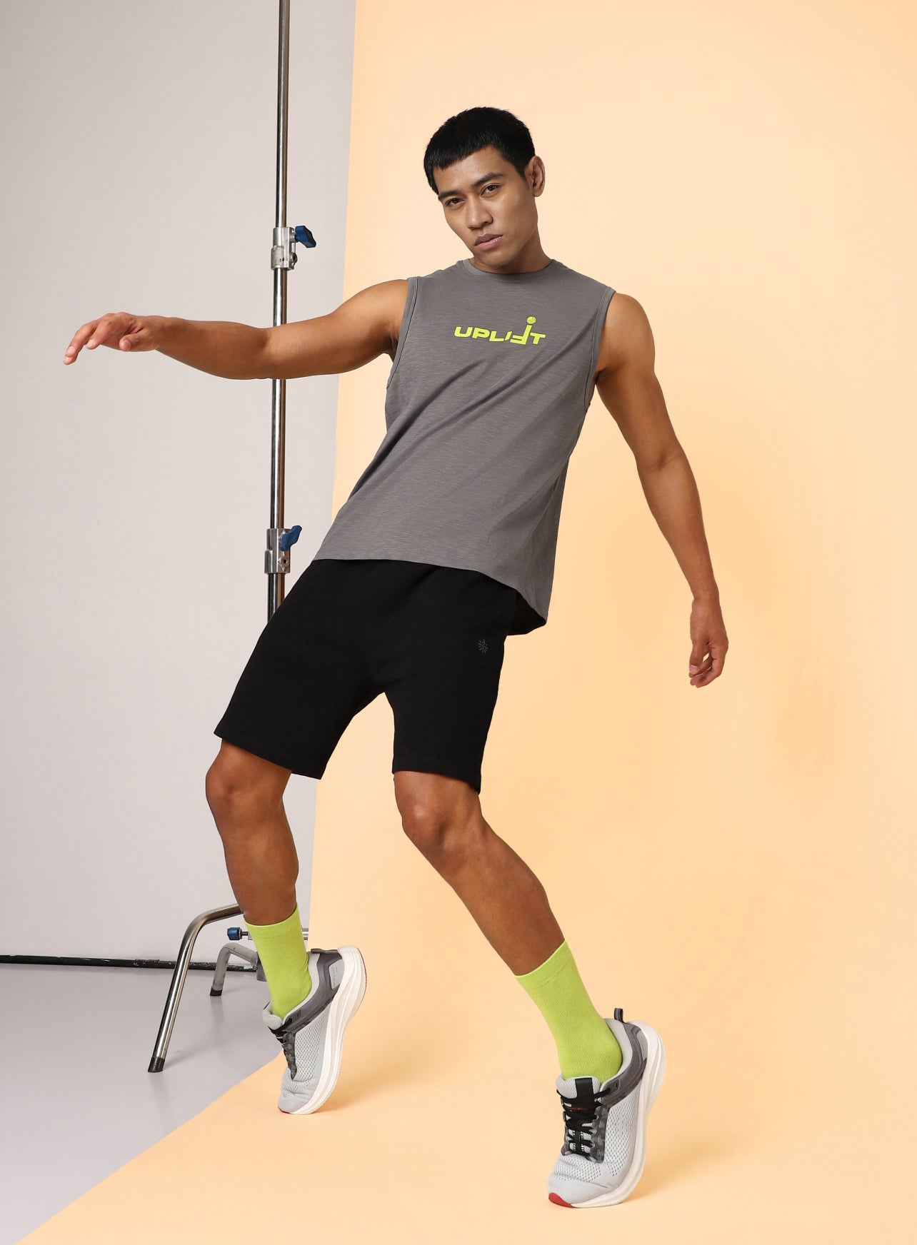 Men's Dark Grey Uplift Muscle Tank