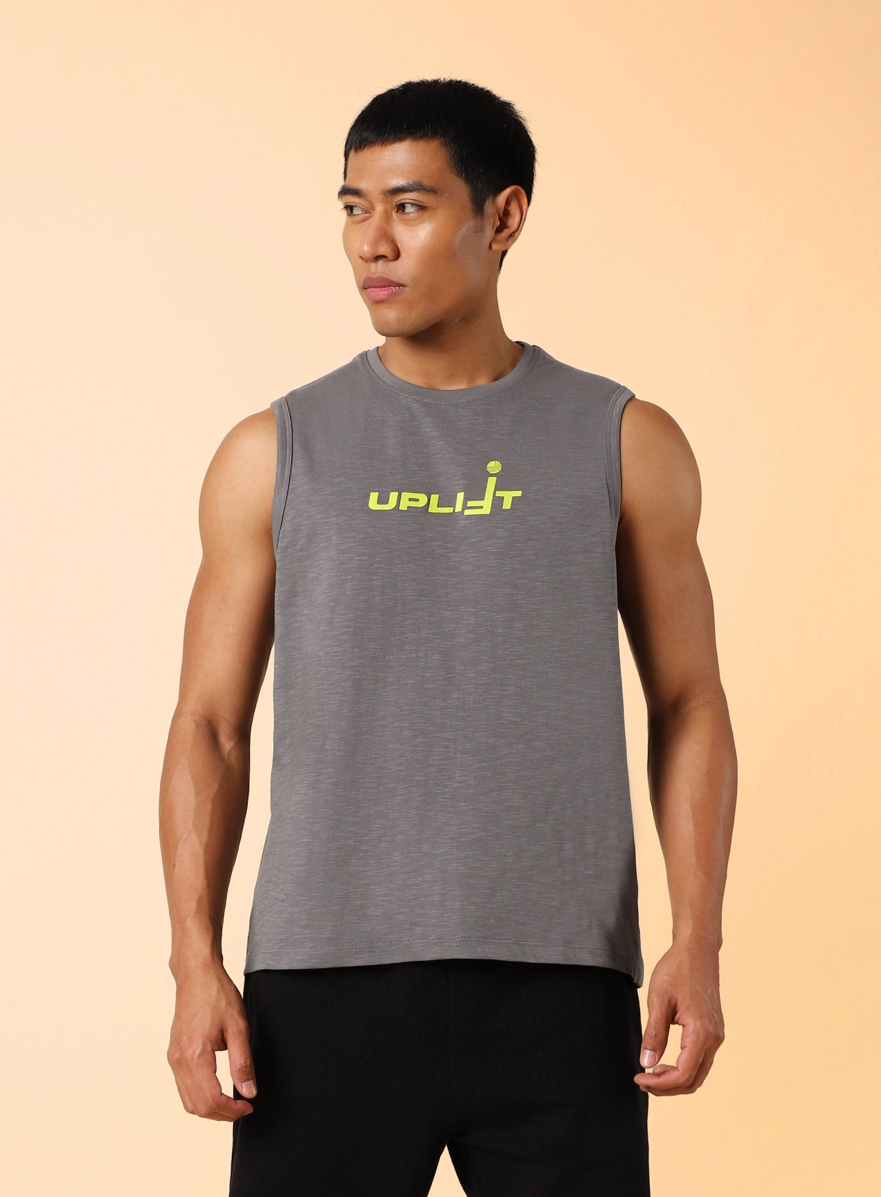 Men's Dark Grey Uplift Muscle Tank