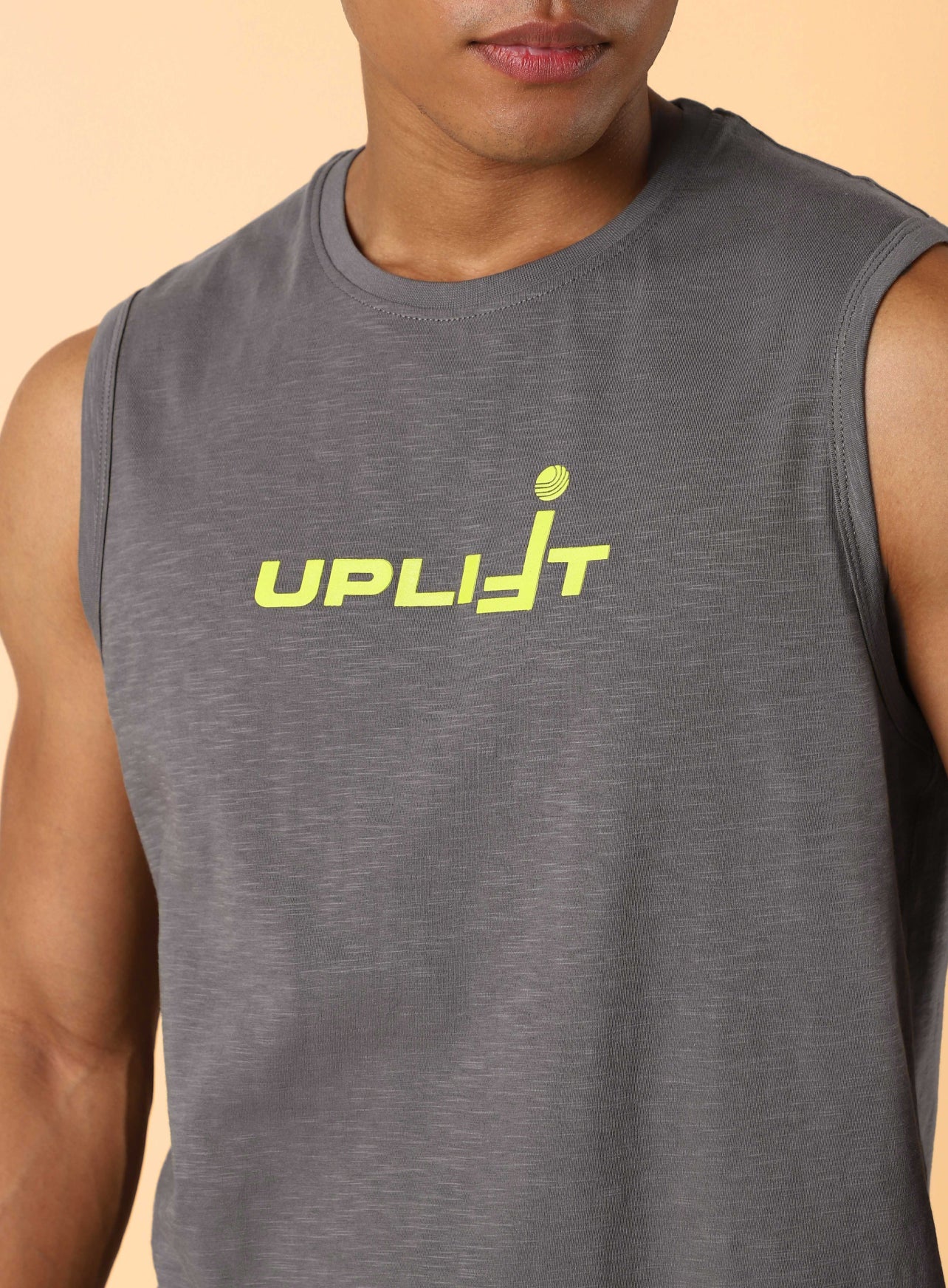 Men's Dark Grey Uplift Muscle Tank