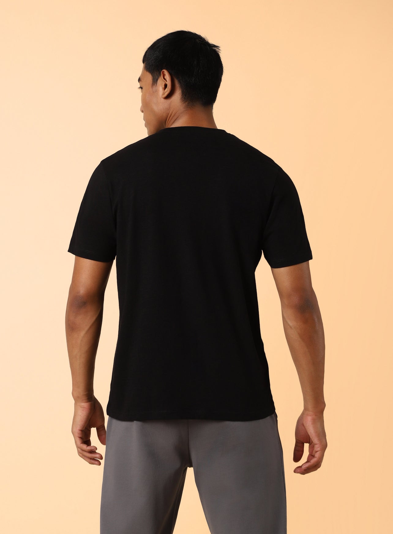 Men's Black Unstoppable Typo T-shirt