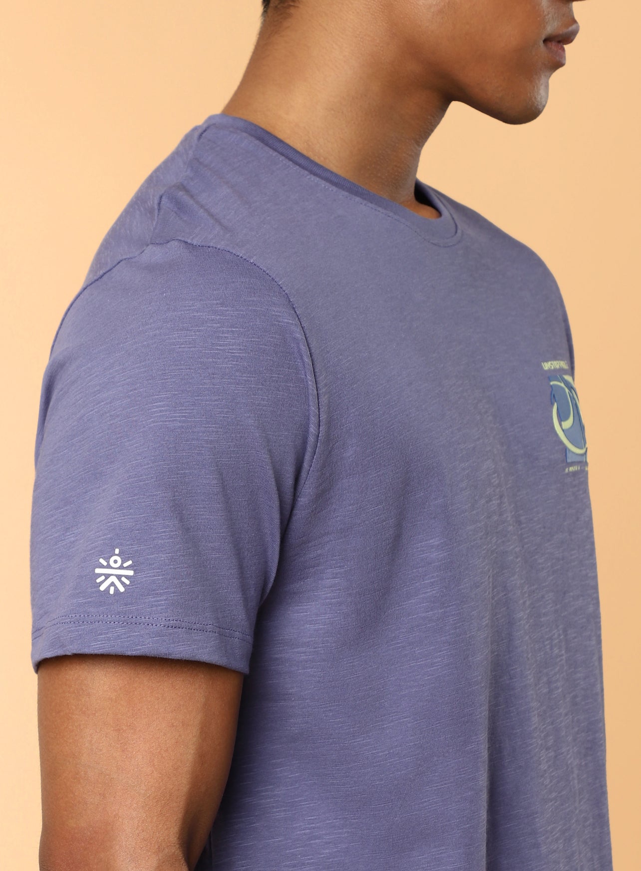 Men's Purple Unstoppable Typo T-shirt