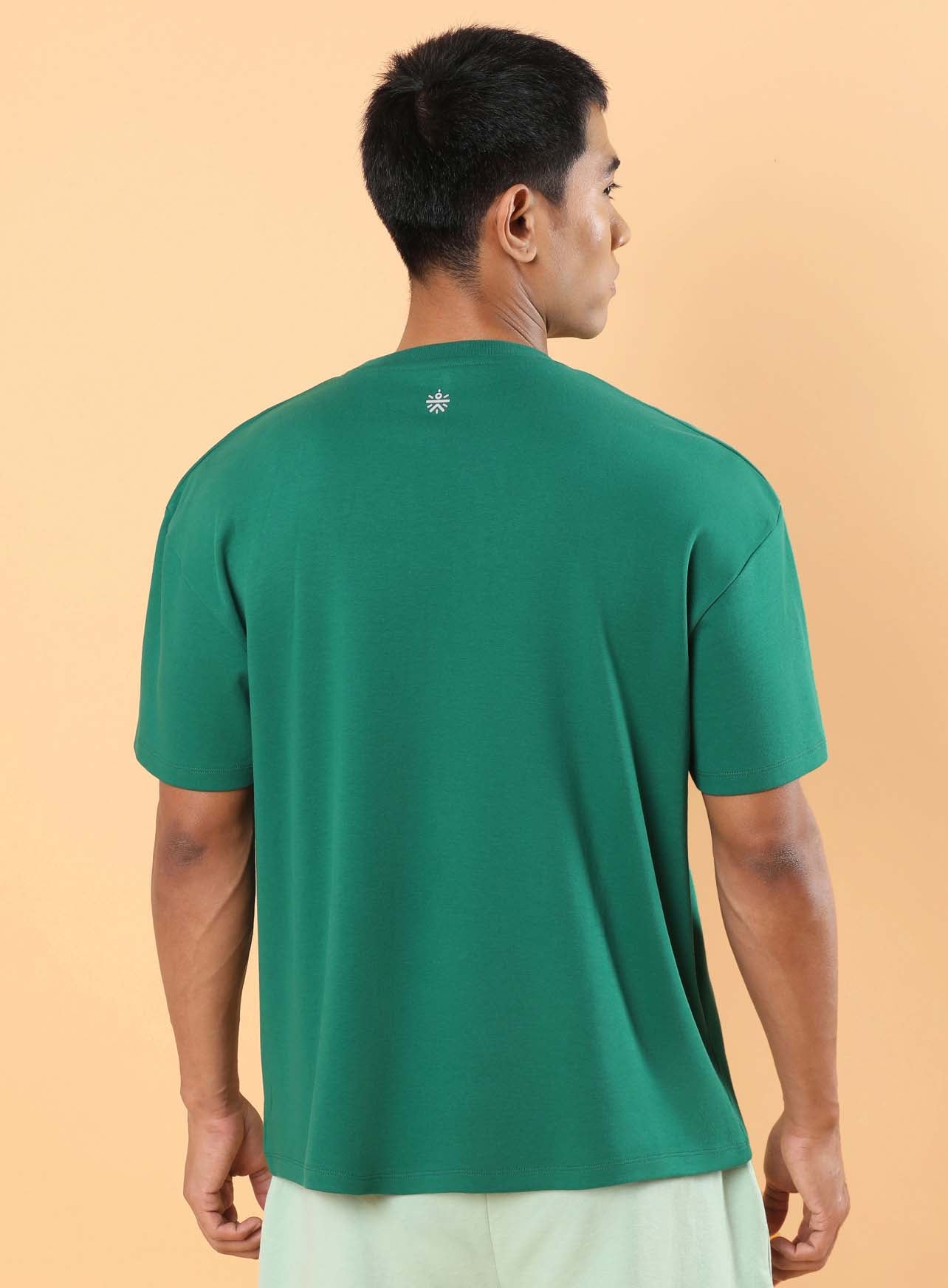 Men's Green Power Play Relaxed fit T-shirt