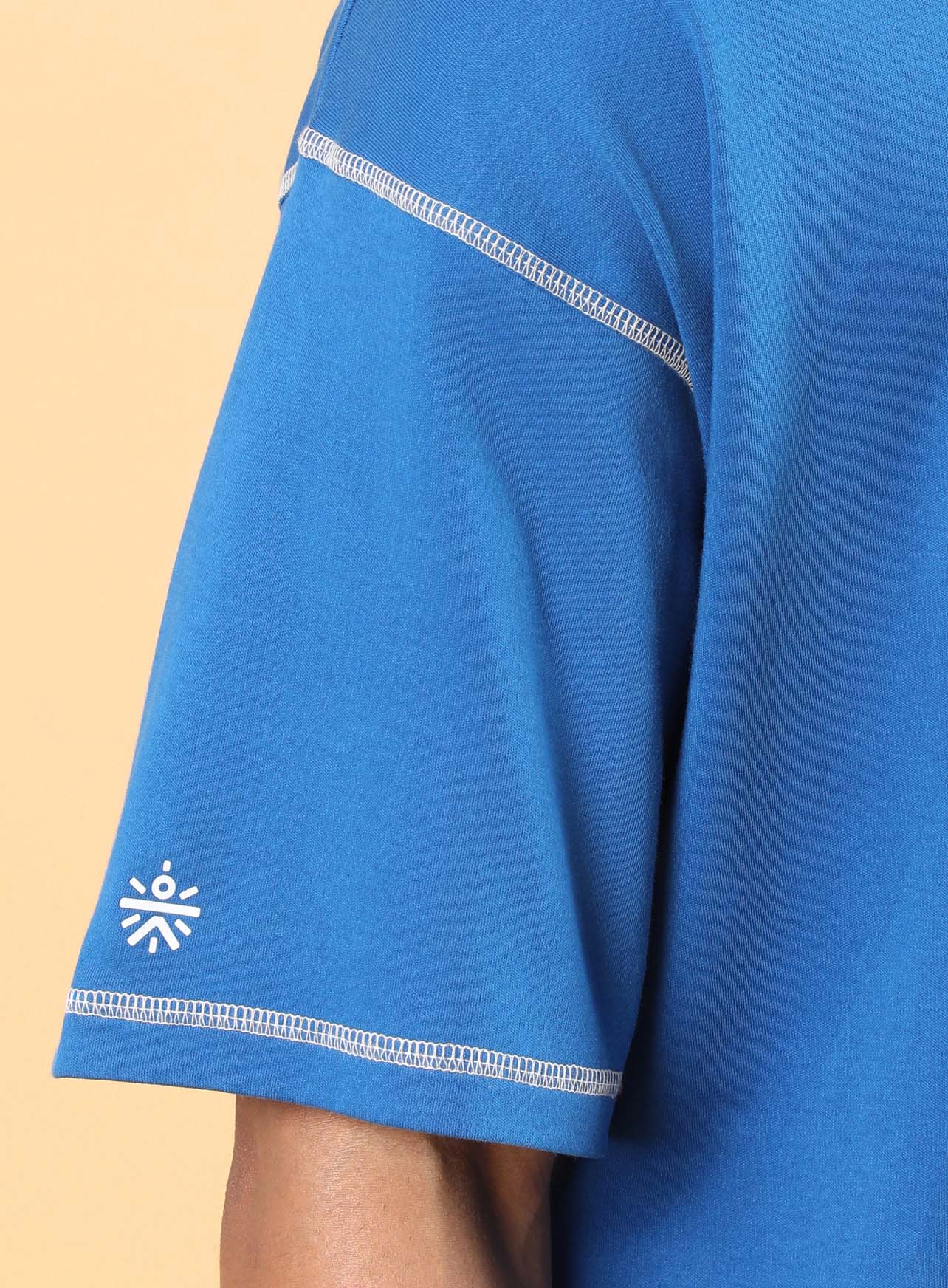 Men's Blue Rise Together Oversized T-shirt